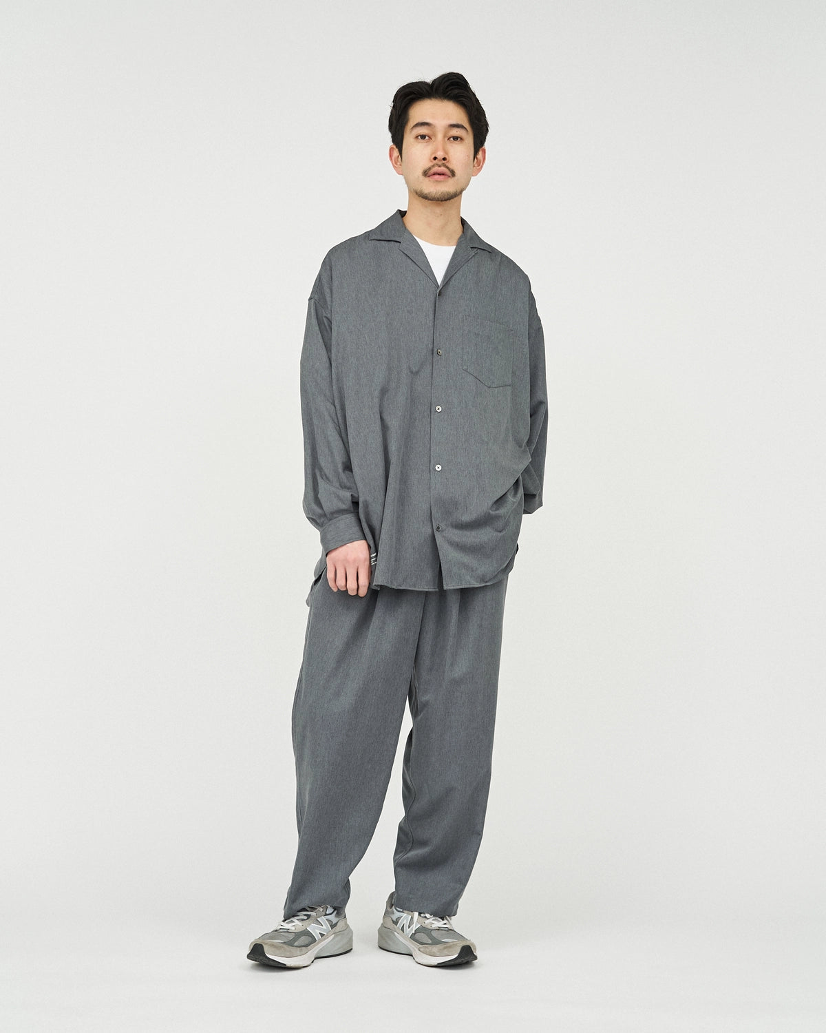 FreshService / COOLFIBER OPEN COLLAR L/S SHIRT (FSC252-50024)
