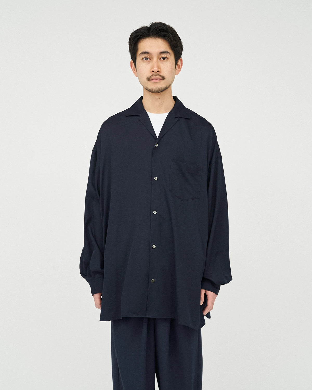 FreshService / COOLFIBER OPEN COLLAR L/S SHIRT (FSC252-50024)