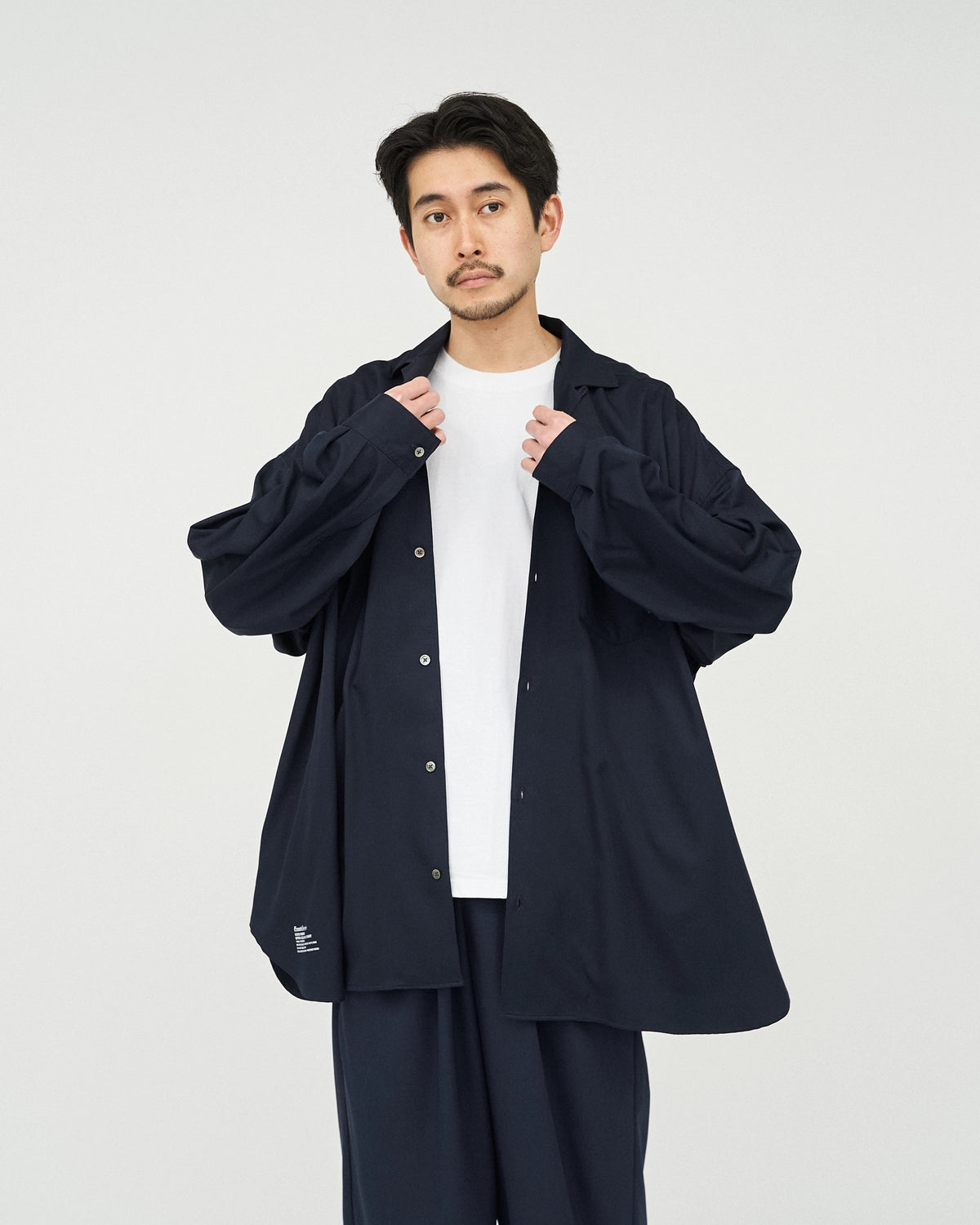 FreshService / COOLFIBER OPEN COLLAR L/S SHIRT (FSC252-50024)