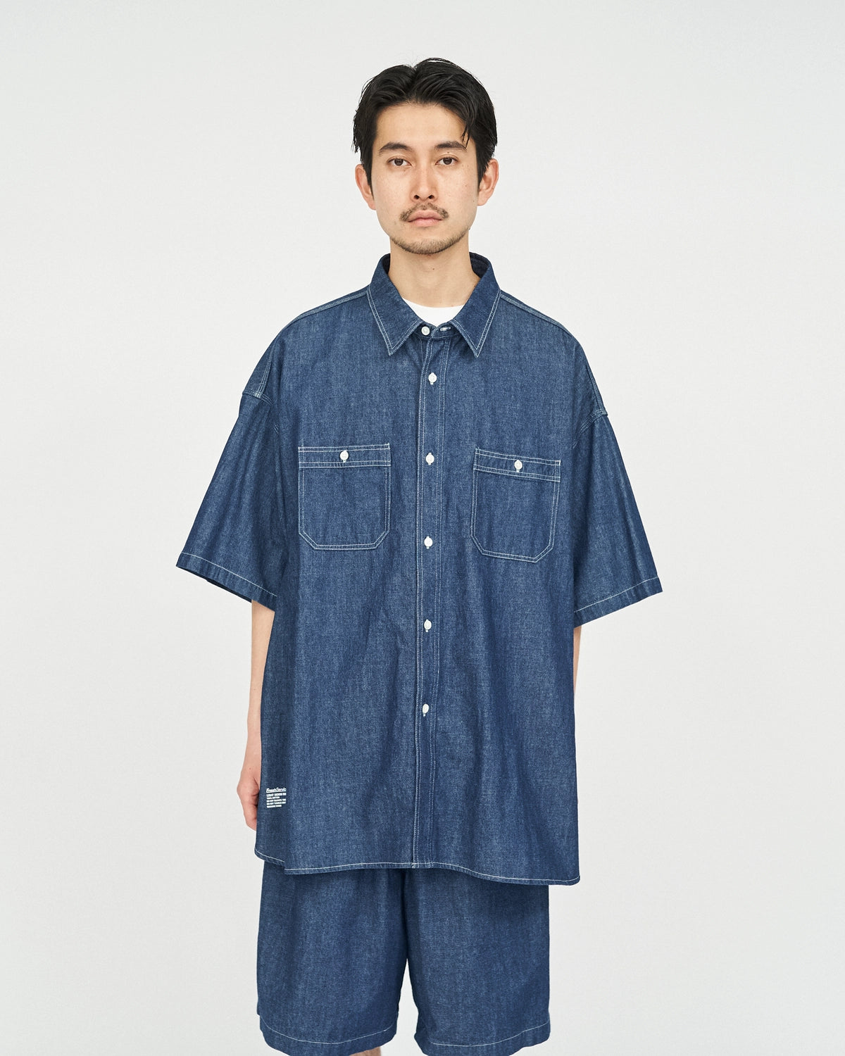 FreshService / LIGHT DENIM S/S SHIRT (FSC252-50046)