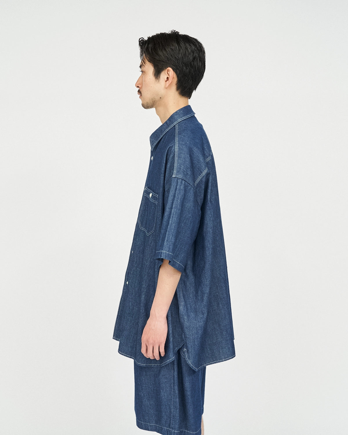 FreshService / LIGHT DENIM S/S SHIRT (FSC252-50046)