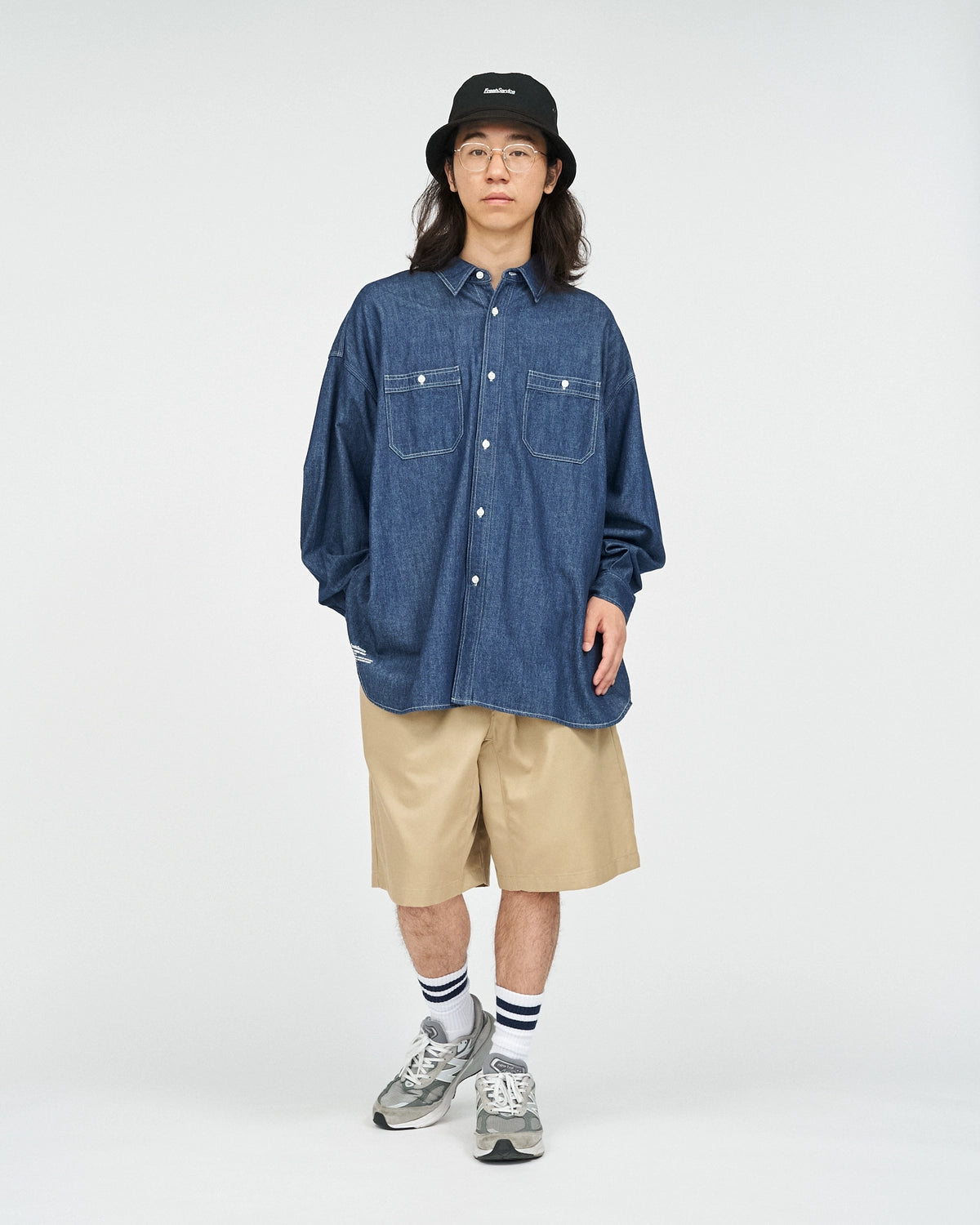 FreshService / LIGHT DENIM L/S SHIRT (FSC252-50045)