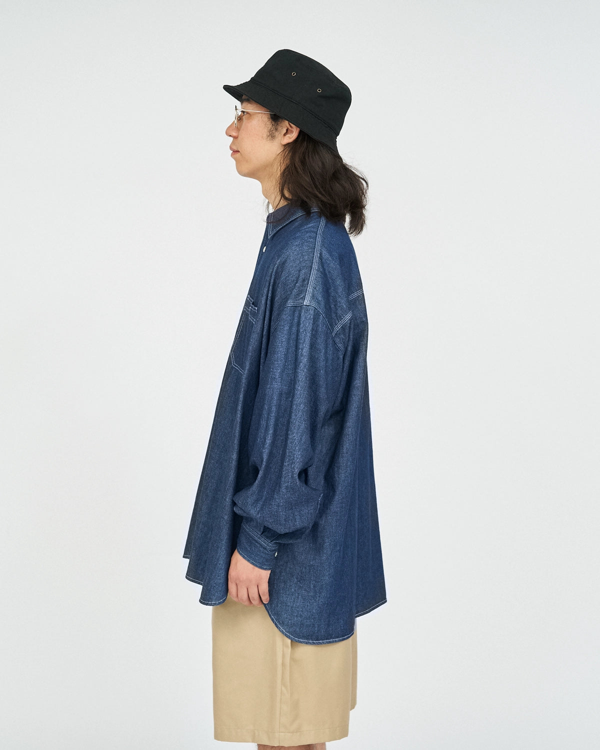 FreshService / LIGHT DENIM L/S SHIRT (FSC252-50045)