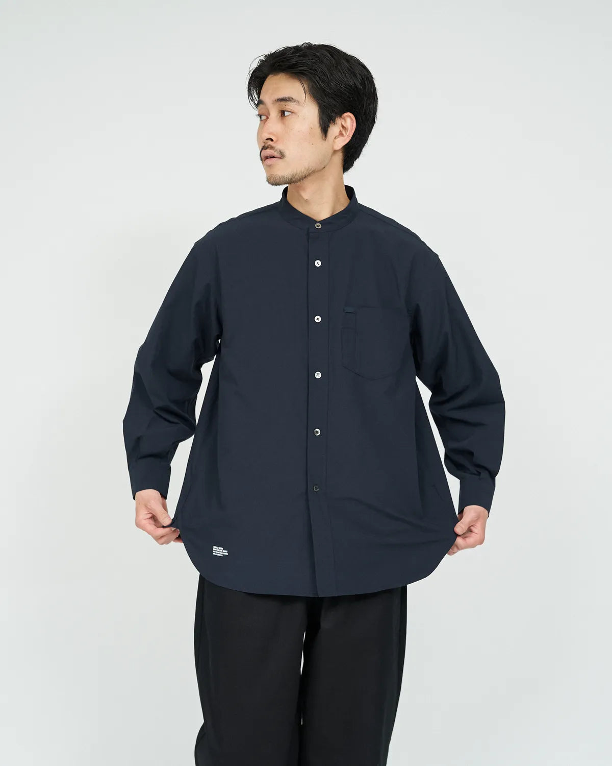 FreshService / SERVICE WORK BAND COLLAR SHIRT (FDS252-50114)