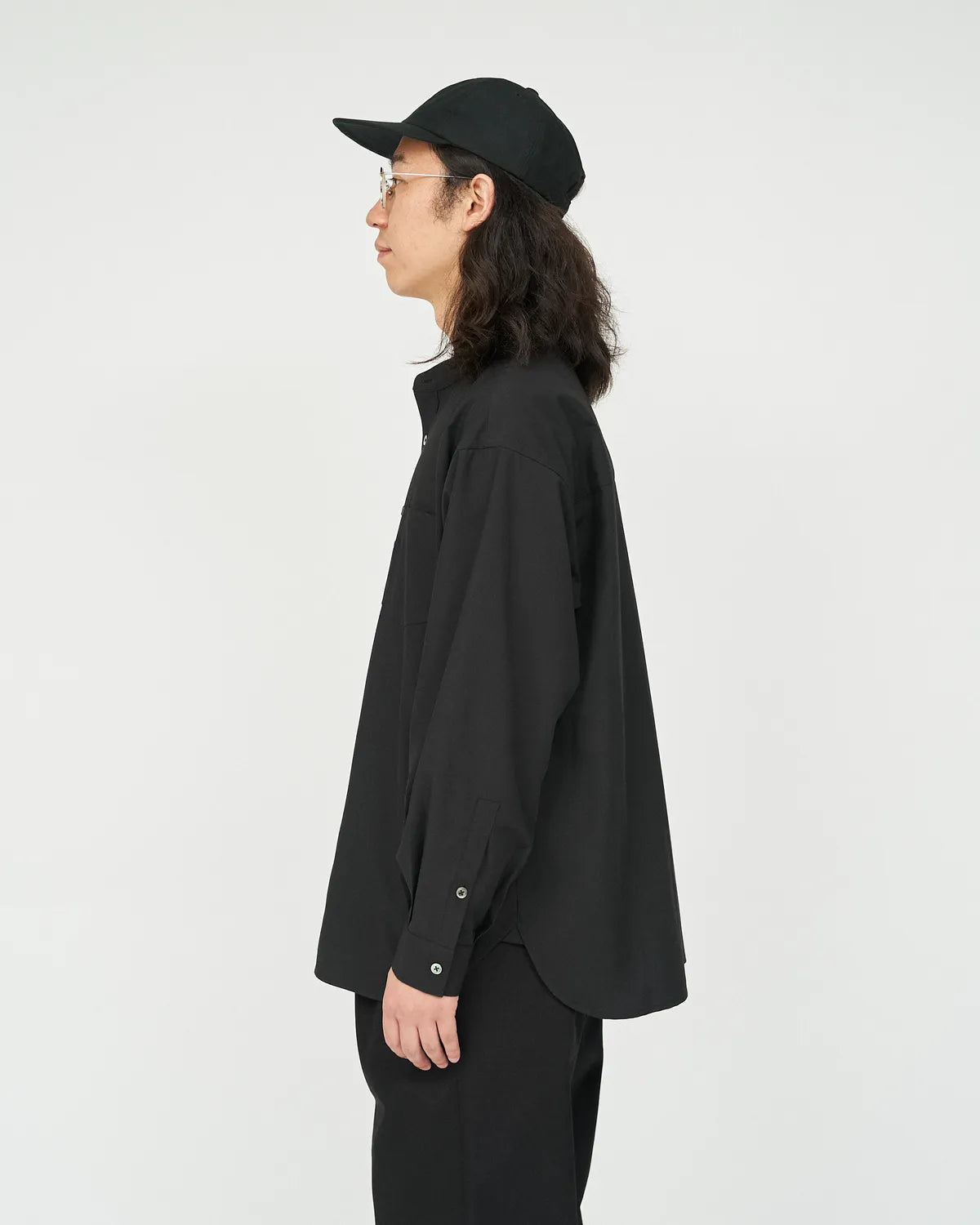 FreshService / SERVICE WORK BAND COLLAR SHIRT (FDS252-50114)