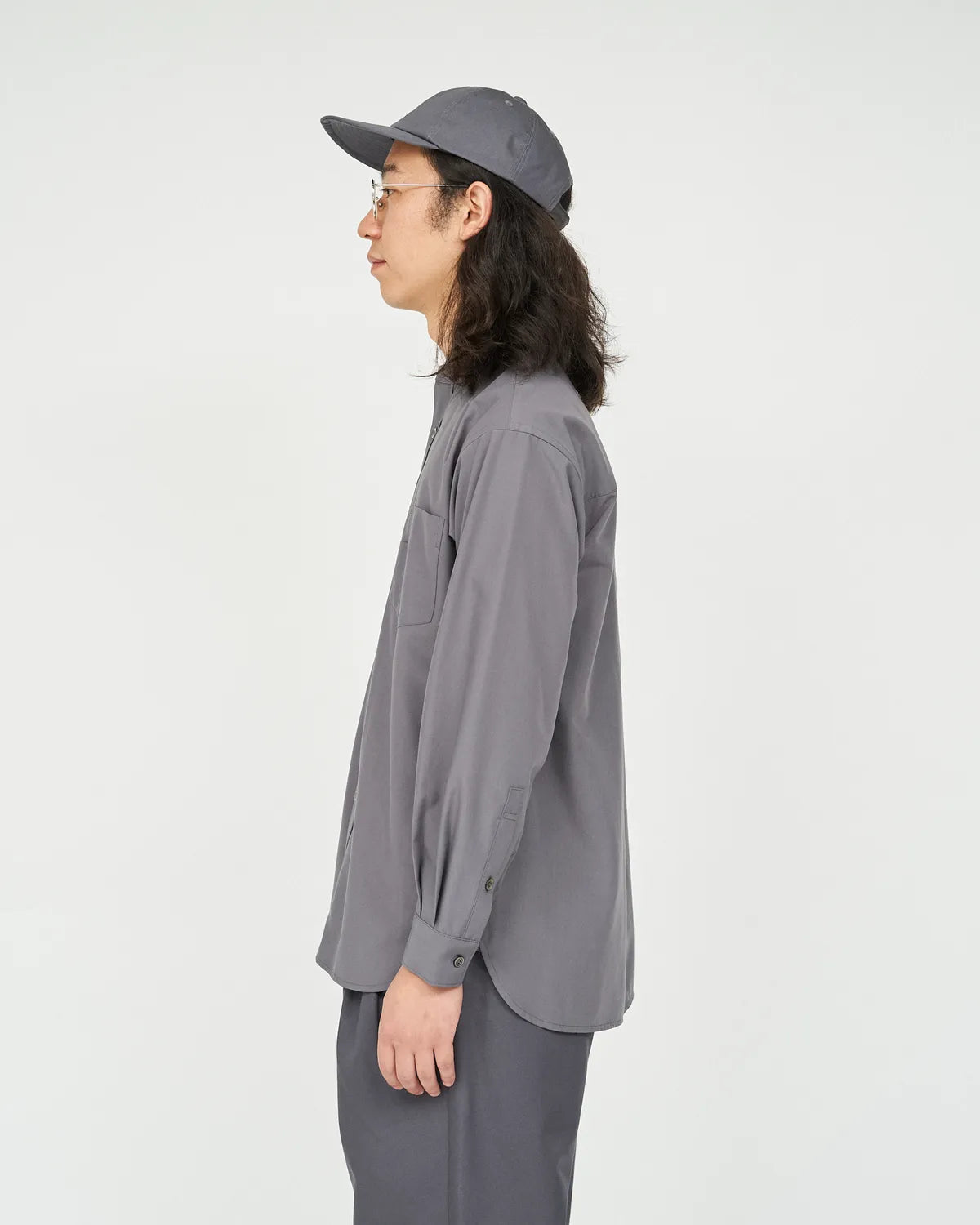 FreshService / SERVICE WORK BAND COLLAR SHIRT (FDS252-50114)