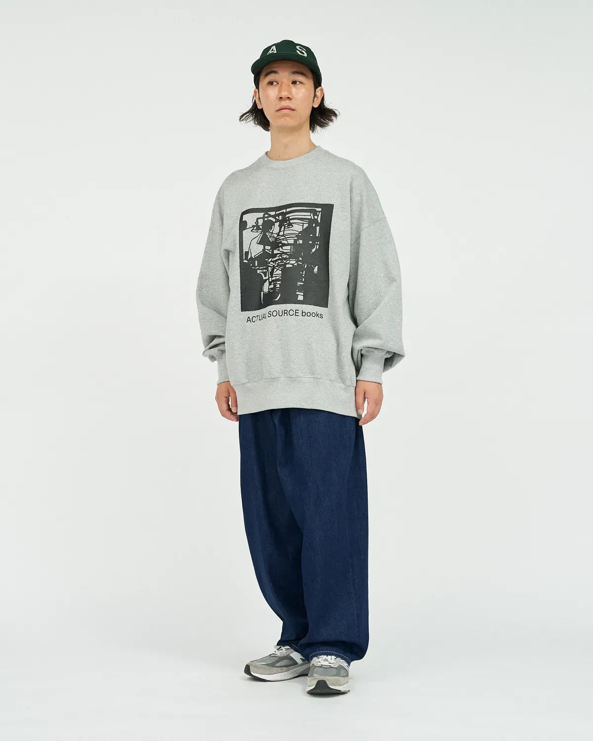 FreshService / AS × FS LIGHT OZ CREW NECK "LITHOGRAPH" (FSC253-70155AS)