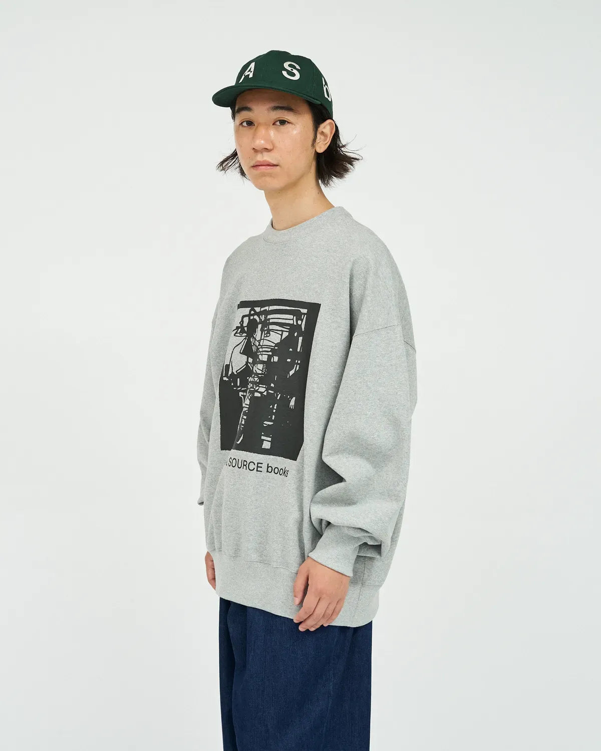 FreshService / AS × FS LIGHT OZ CREW NECK "LITHOGRAPH" (FSC253-70155AS)