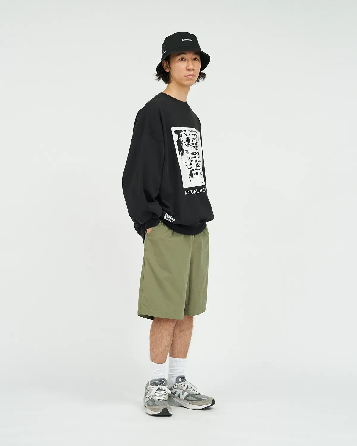 FreshService / AS × FS LIGHT OZ CREW NECK "LITHOGRAPH" (FSC253-70155AS)