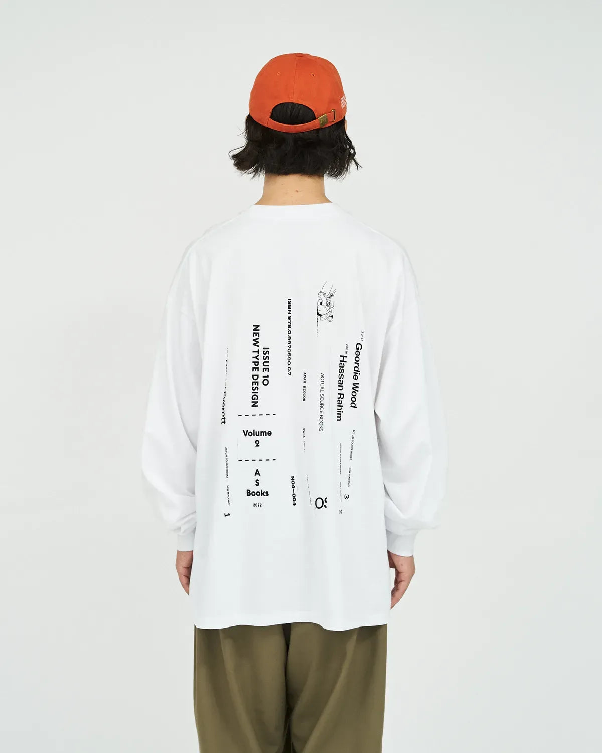 FreshService / AS × FS CORPORATE L/S TEE "BOOK STACK" (FSC253-70153AS)