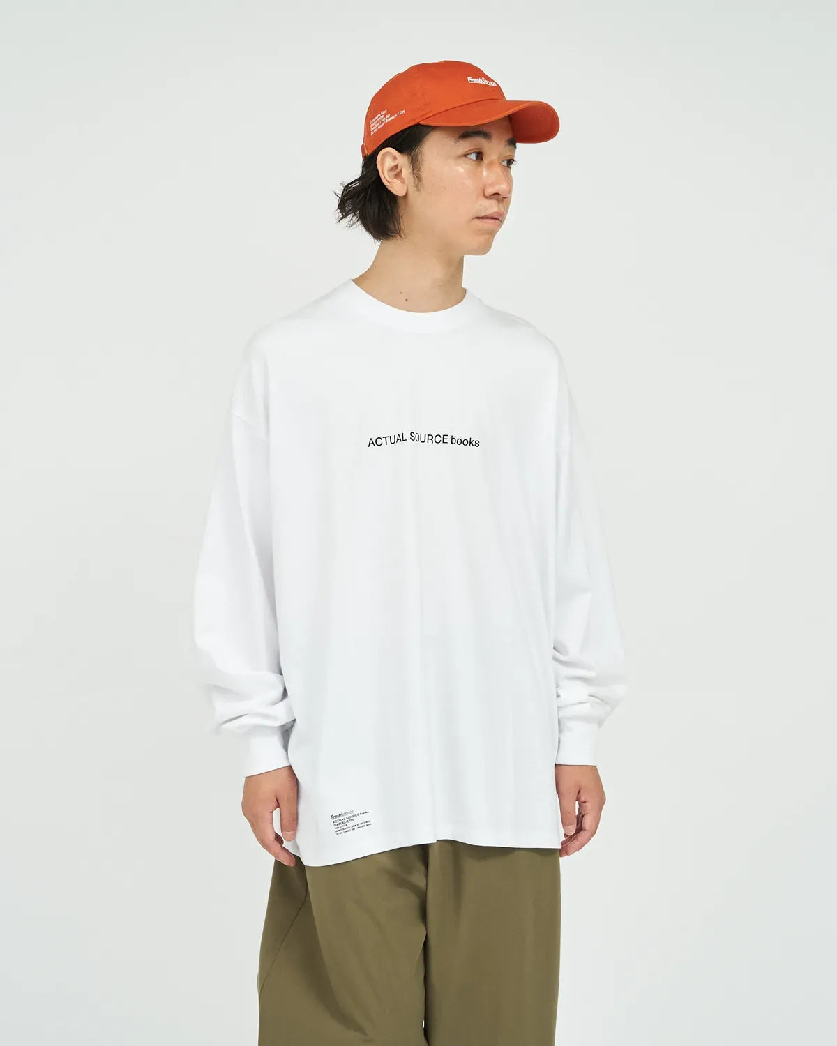 FreshService / AS × FS CORPORATE L/S TEE "BOOK STACK" (FSC253-70153AS)