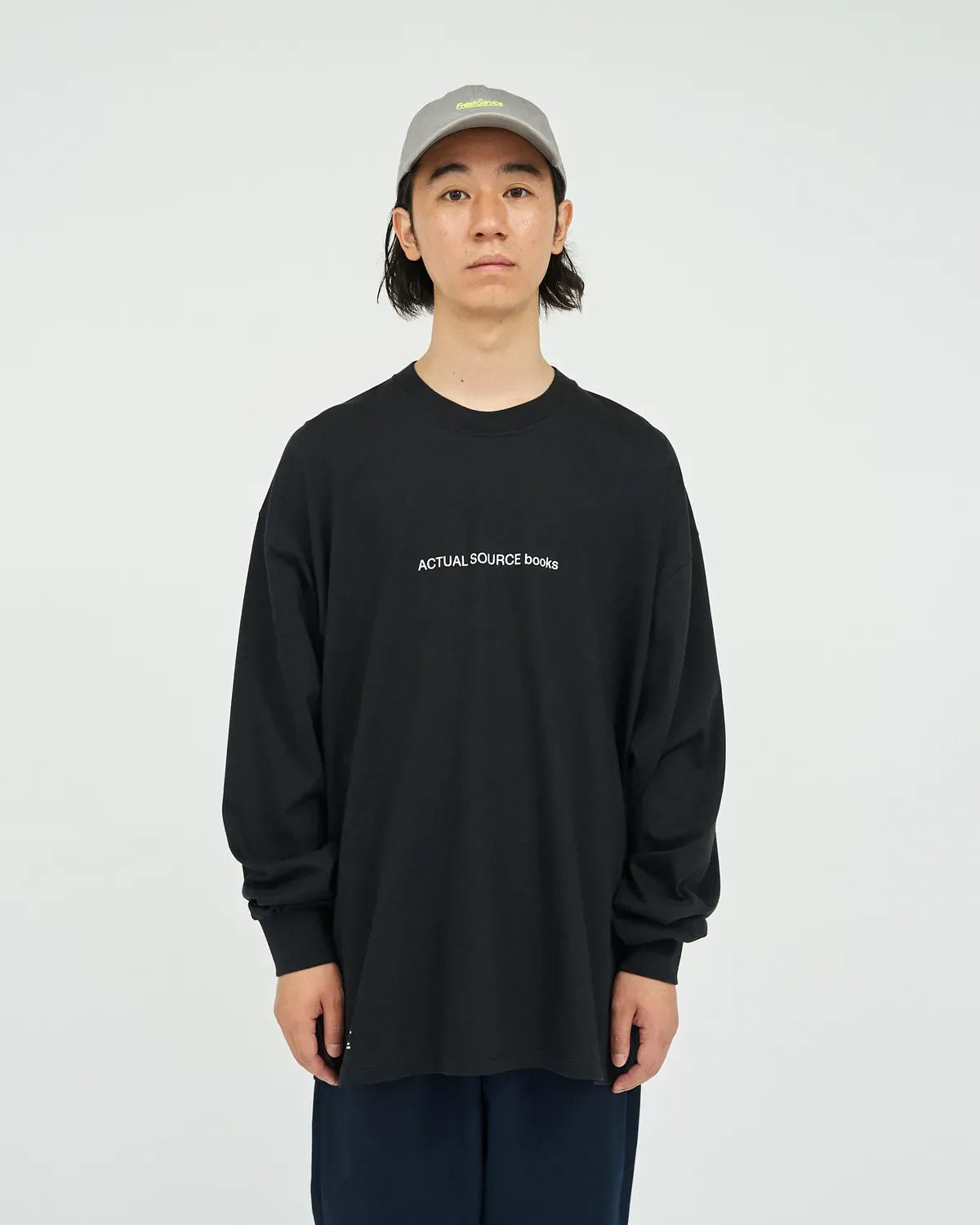 FreshService / AS × FS CORPORATE L/S TEE "BOOK STACK" (FSC253-70153AS)