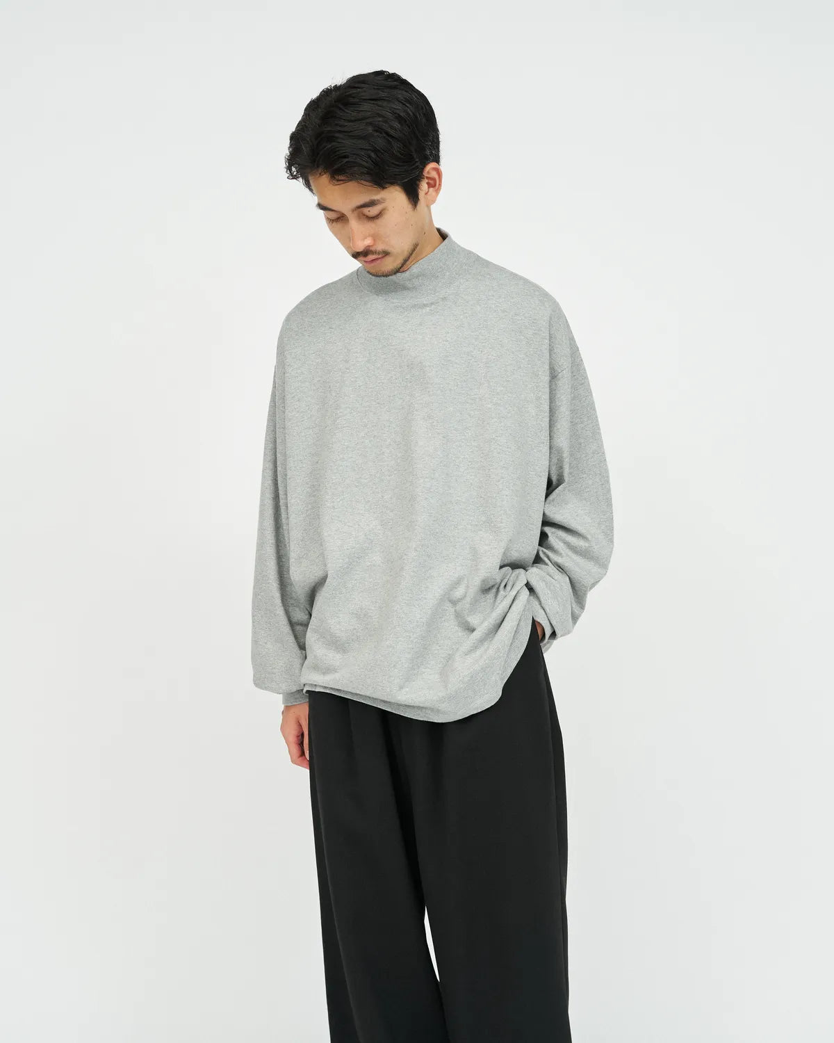 FreshService / 2-PACK CORPORATE L/S MOCK NECK TEE (FSP253-70008B)