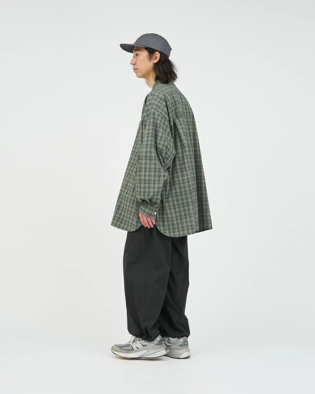 FreshService / MADRAS DRY TECH BAND COLLAR SHIRT (FSC261-50250)