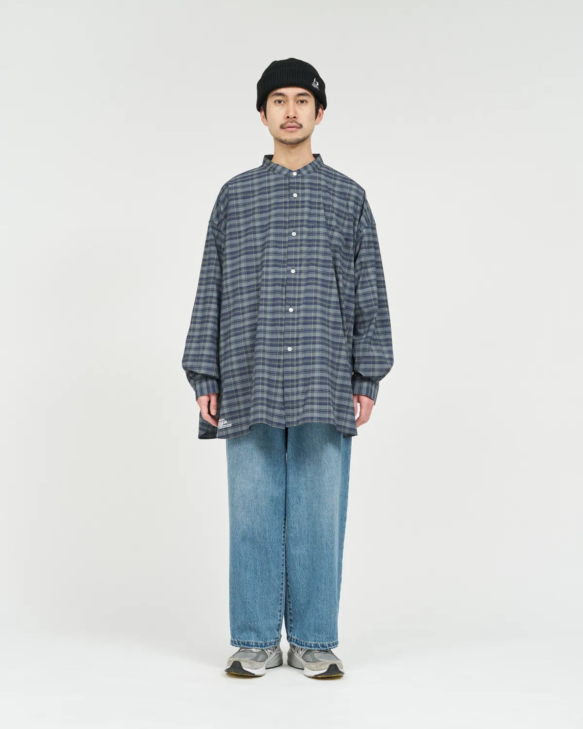 FreshService / MADRAS DRY TECH BAND COLLAR SHIRT (FSC261-50250)