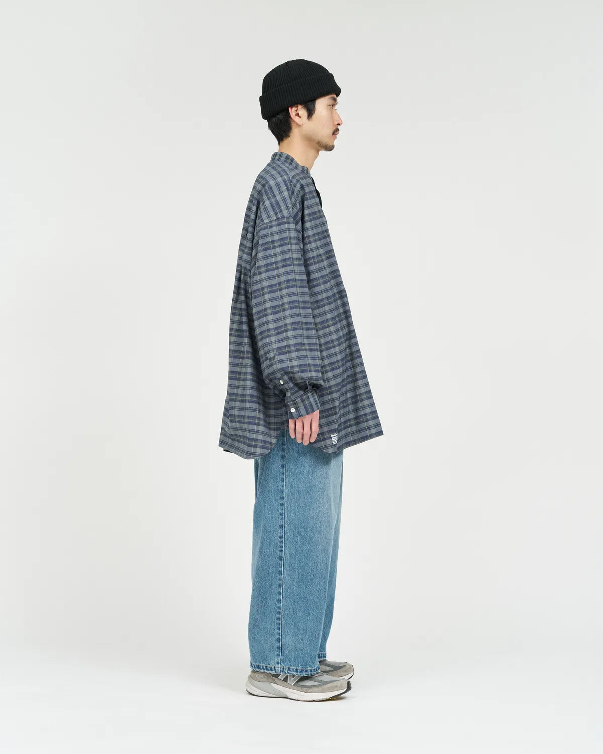 FreshService / MADRAS DRY TECH BAND COLLAR SHIRT (FSC261-50250)