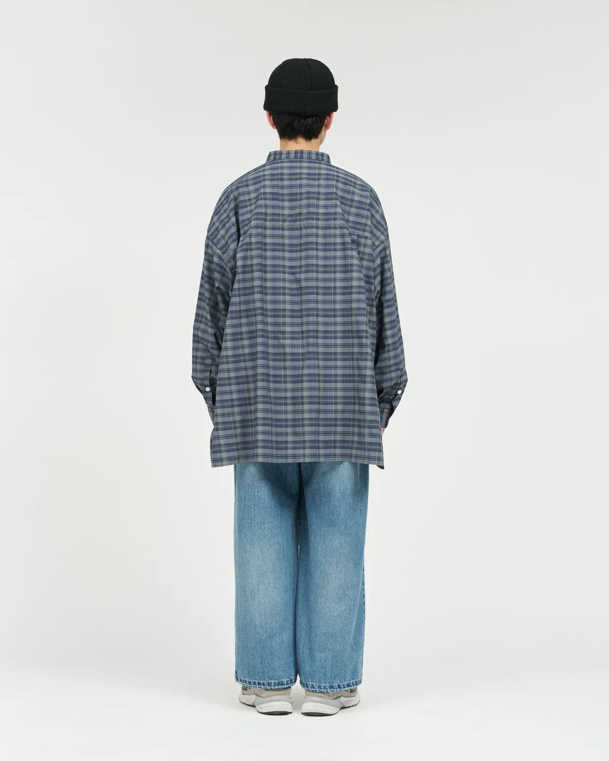 FreshService / MADRAS DRY TECH BAND COLLAR SHIRT (FSC261-50250)