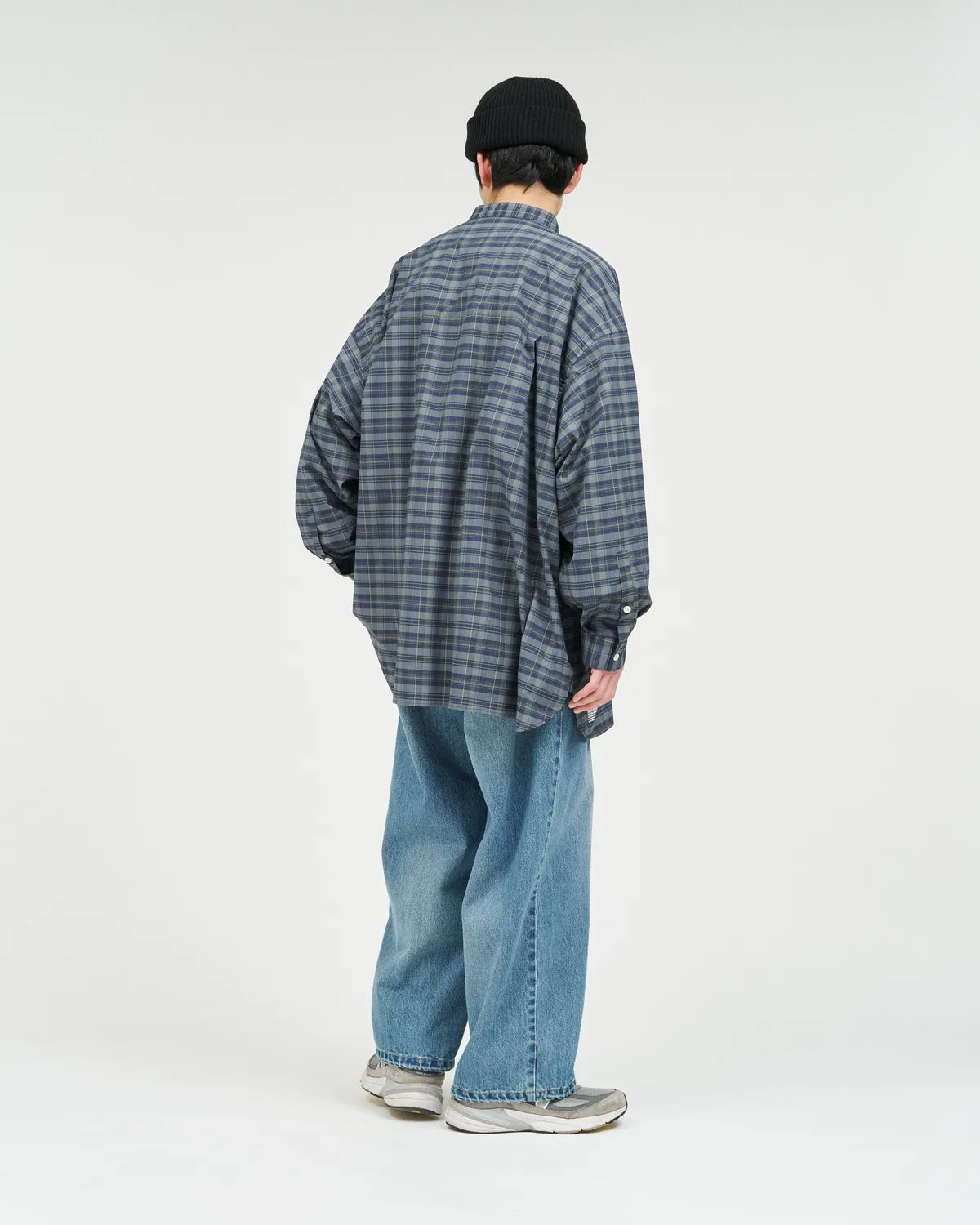 FreshService / MADRAS DRY TECH BAND COLLAR SHIRT (FSC261-50250)