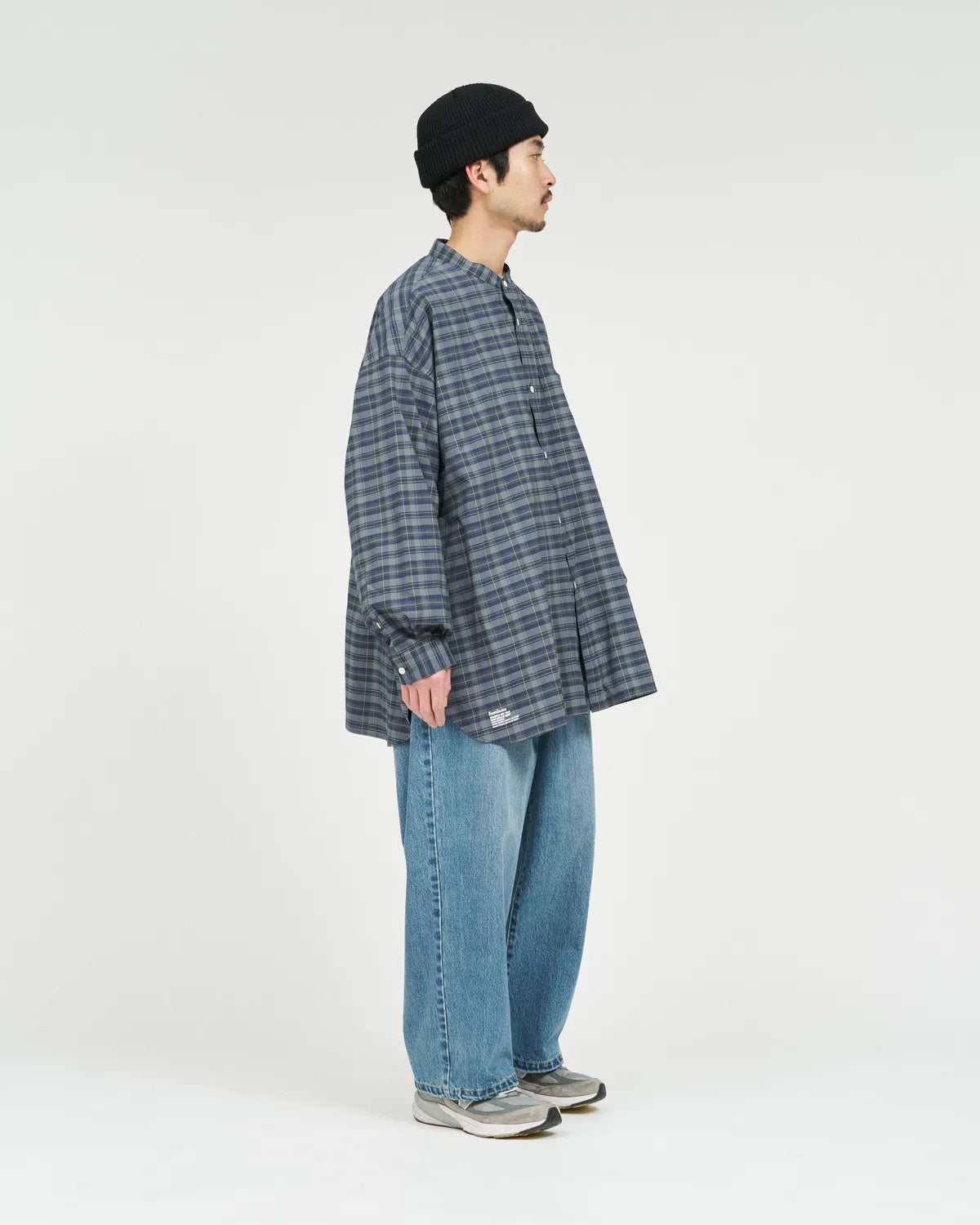 FreshService / MADRAS DRY TECH BAND COLLAR SHIRT (FSC261-50250)