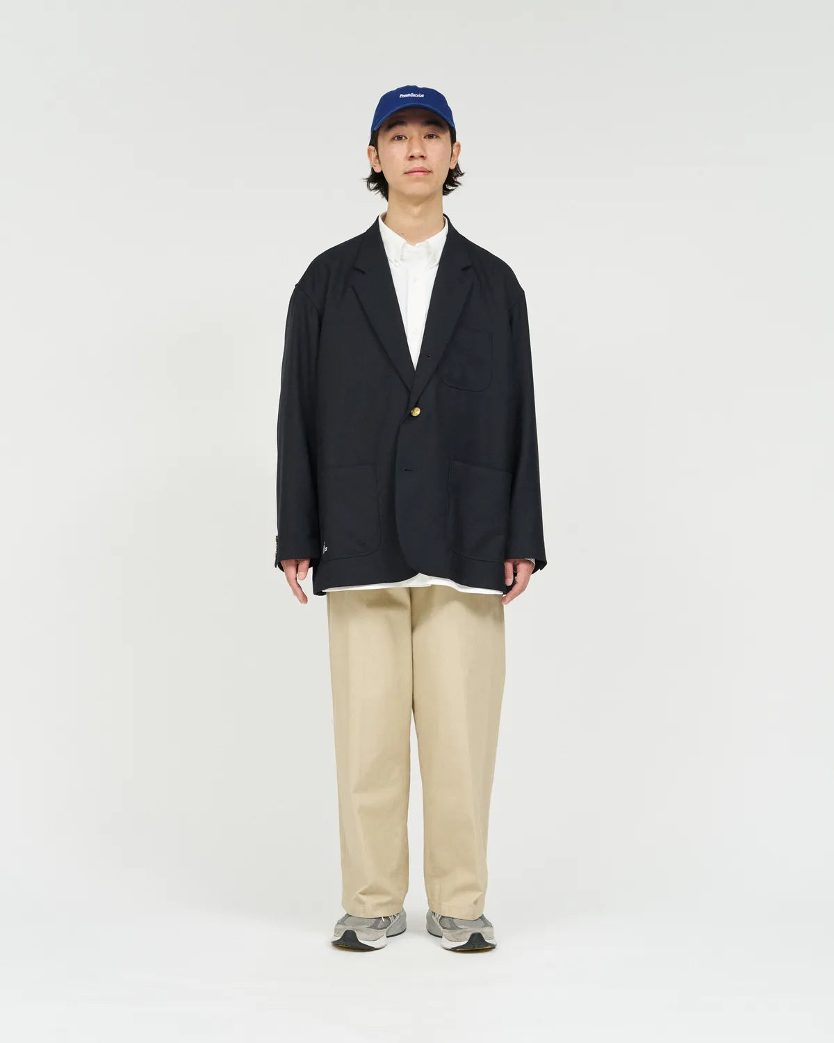 FreshService / WOOL SERGE COLLEGE BLAZER (FSC261-10212)
