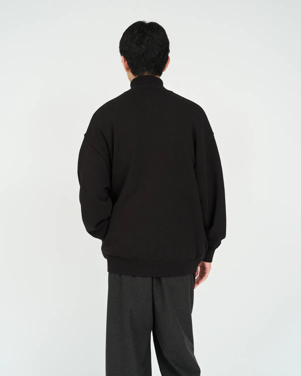 FreshService / THERMAL JERSEY HARF ZIP KNIT (FSC263-80009)