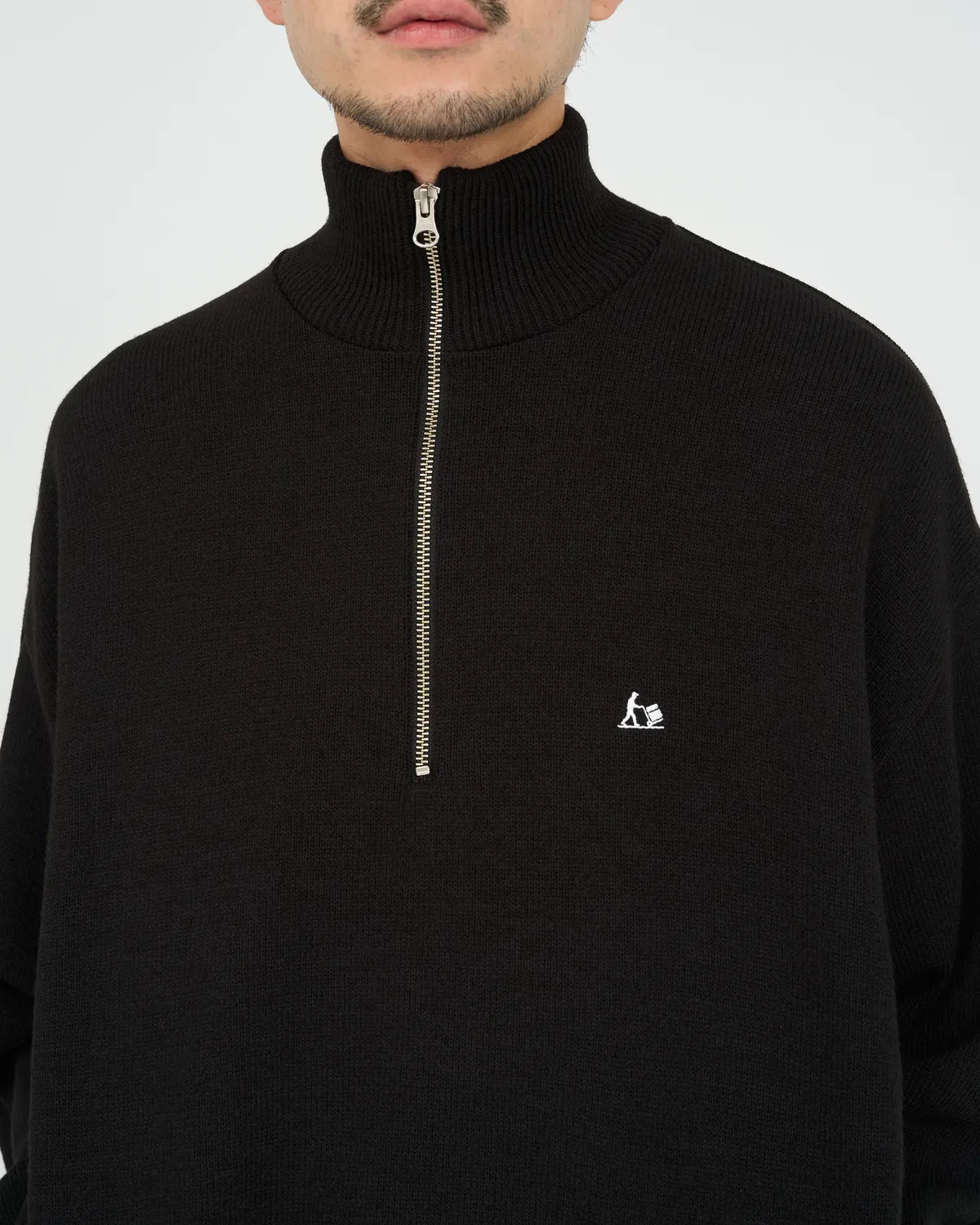 FreshService / THERMAL JERSEY HARF ZIP KNIT (FSC263-80009)