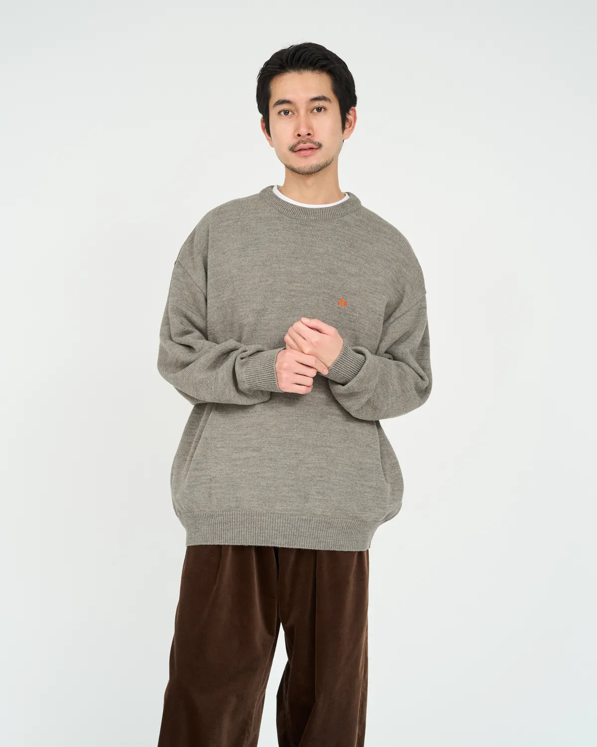 FreshService / THERMAL JERSEY CREW NECK KNIT (FSC263-80007)