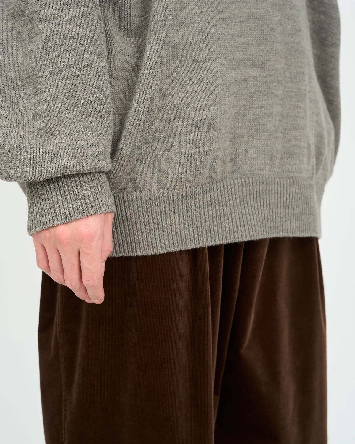 FreshService / THERMAL JERSEY CREW NECK KNIT (FSC263-80007)