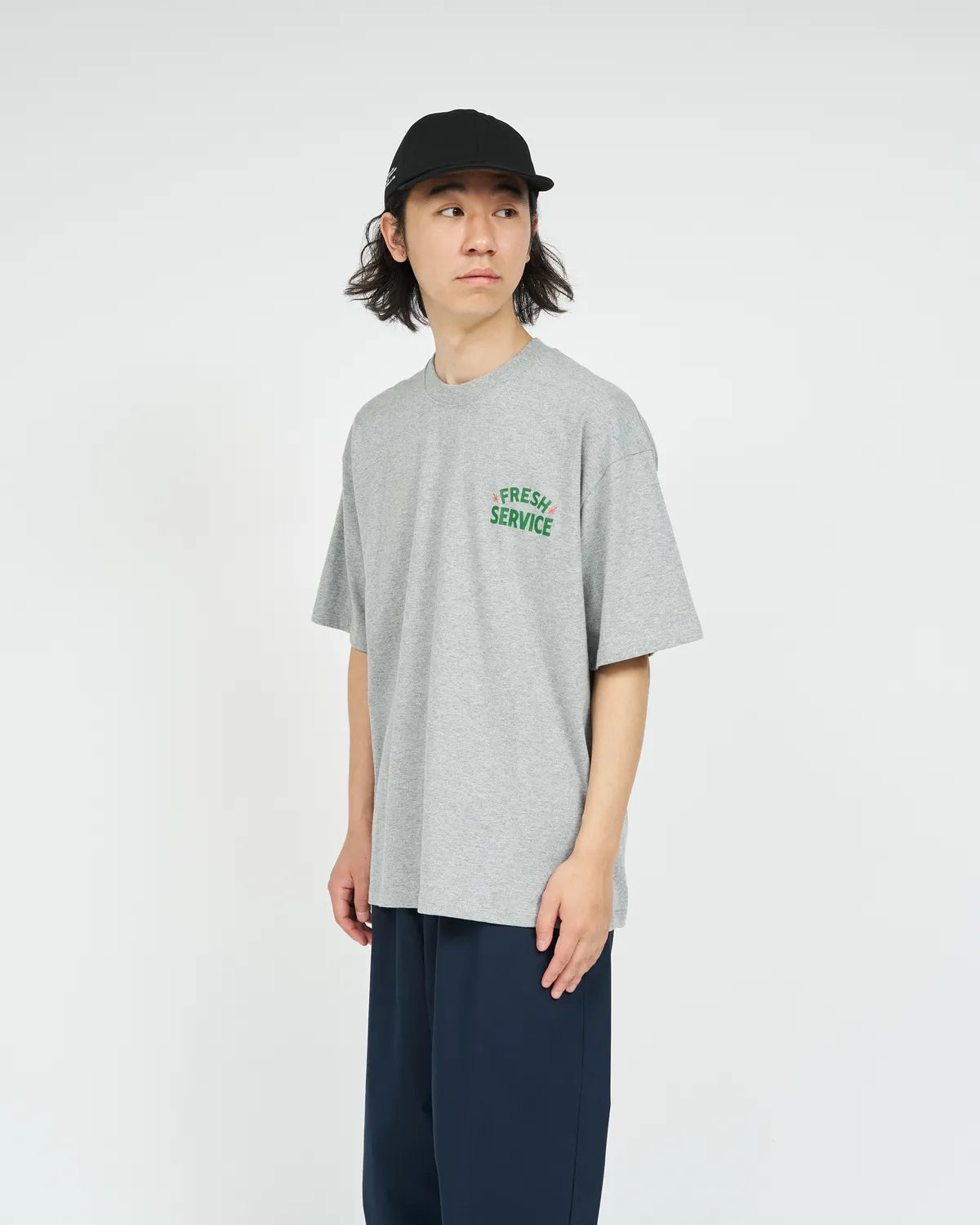 FreshService / CORPORATE PRINTED S/S TEE "ALL DAY ALL NIGHT" (FSC261-70152)