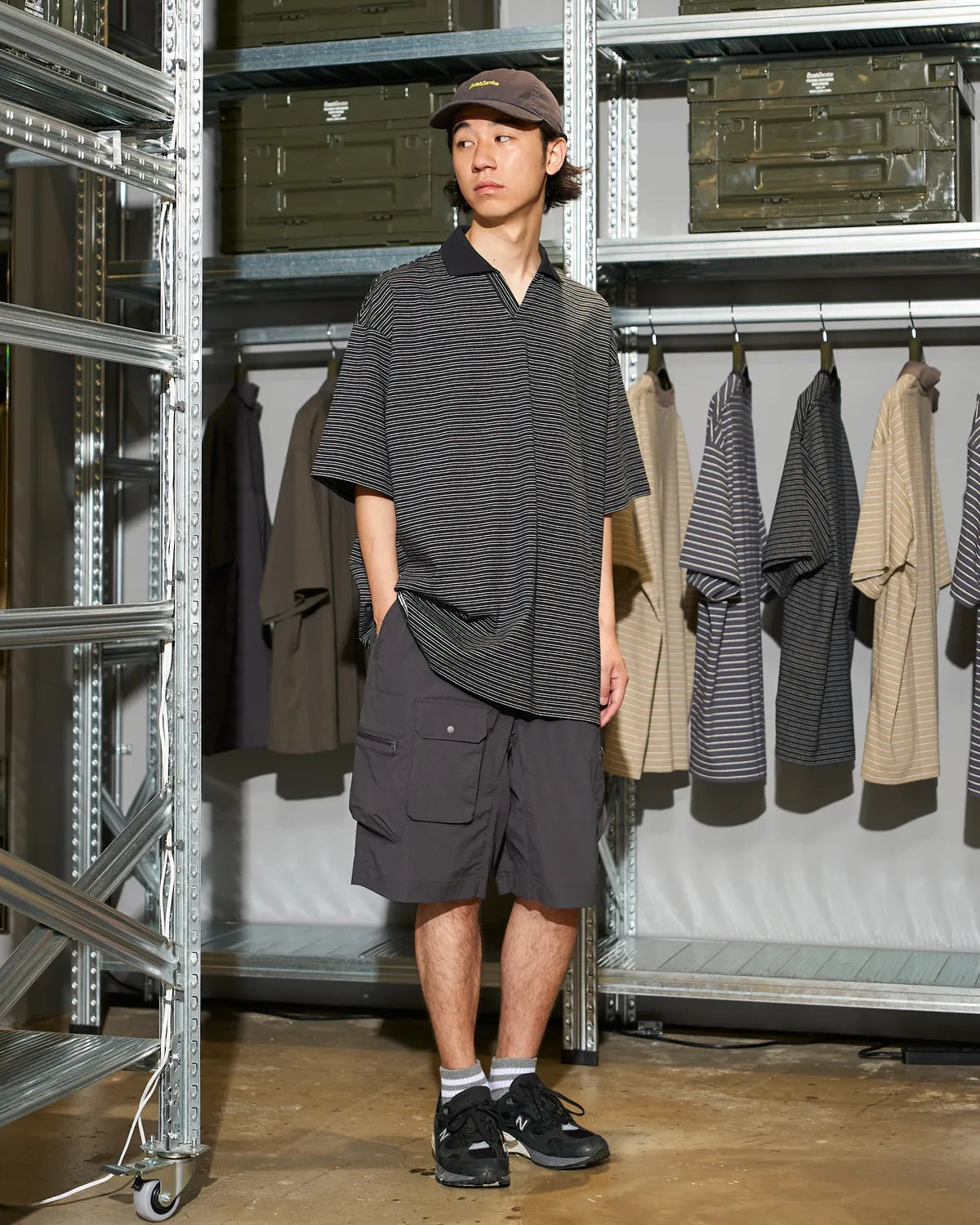FreshService / CONPACT DRY BORDER V-NECK POLO (FSC262-70120)