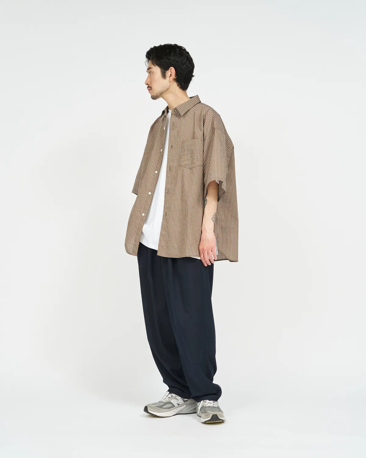 FreshService / HRAFTeX® S/S STRIPE SHIRT (FSC262-50008)