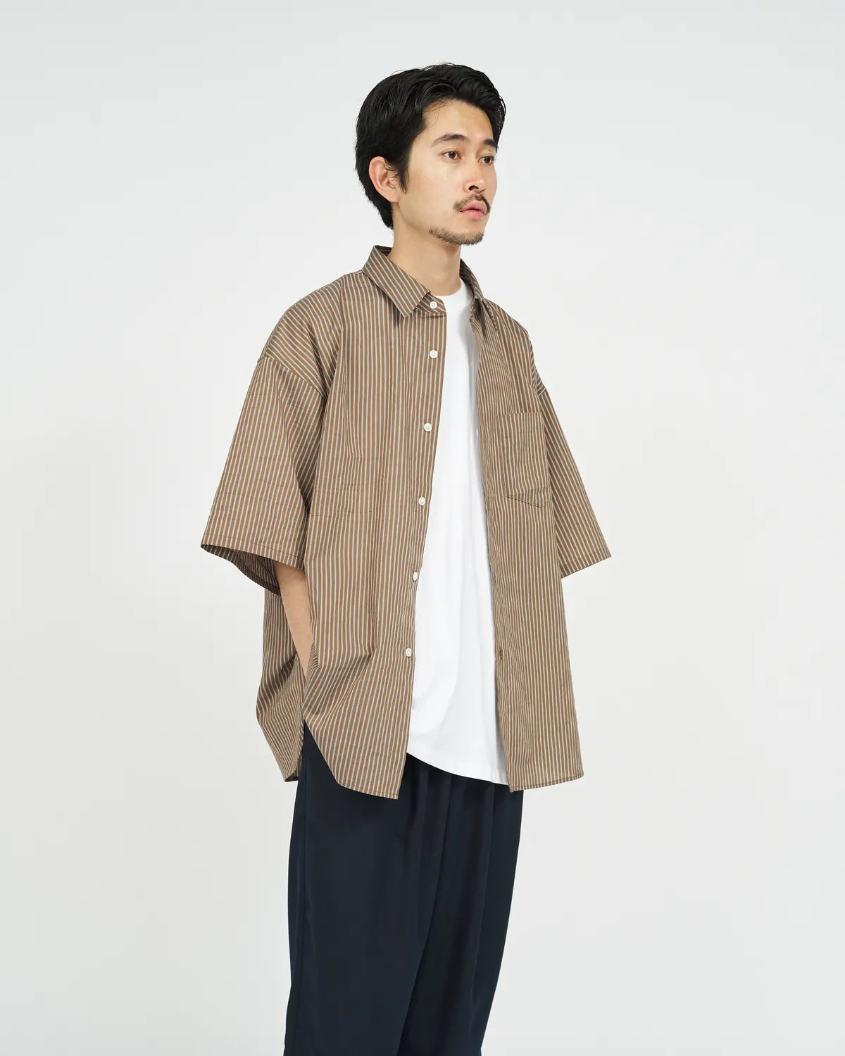 FreshService / HRAFTeX® S/S STRIPE SHIRT (FSC262-50008)