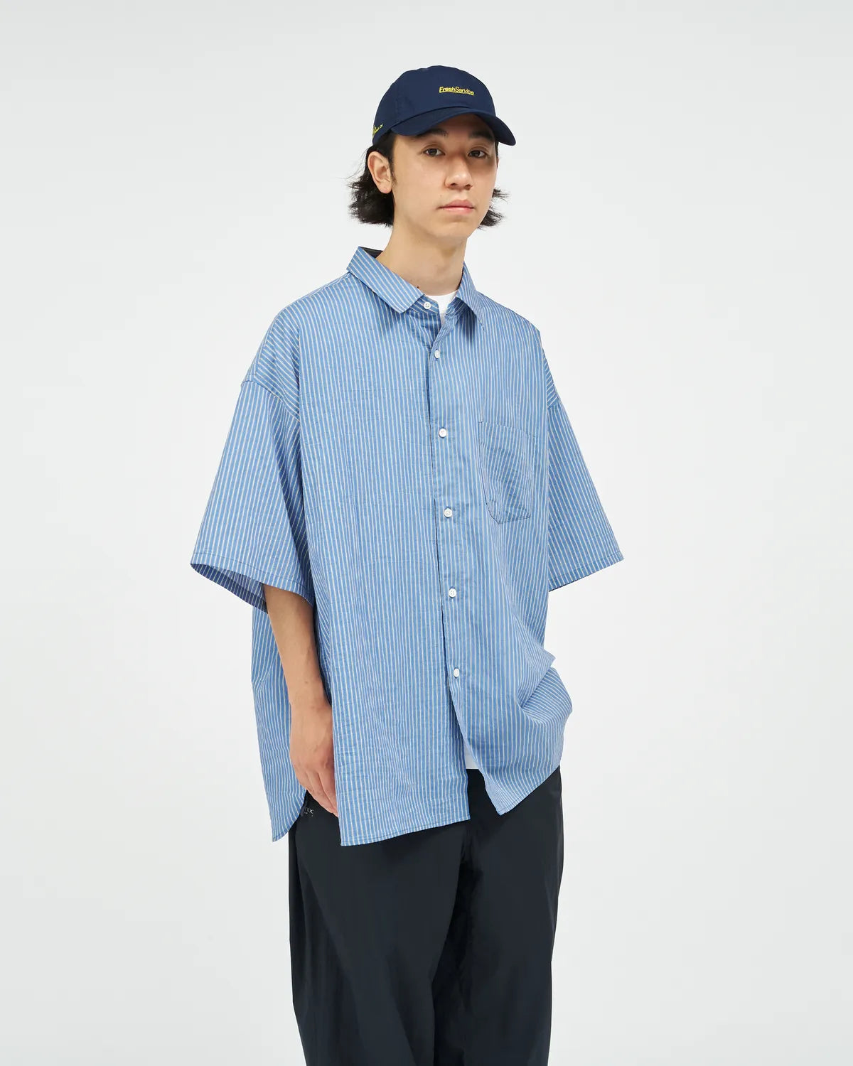 FreshService / HRAFTeX® S/S STRIPE SHIRT (FSC262-50008)
