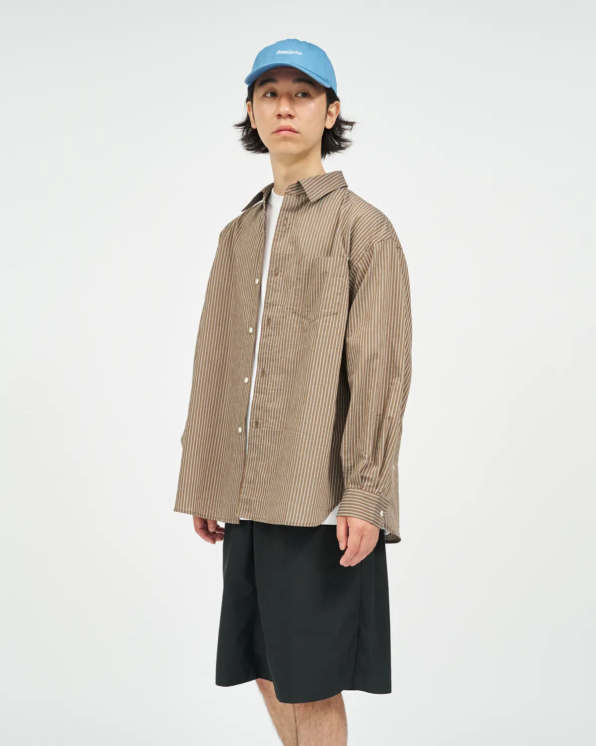 FreshService / HRAFTeX® L/S STRIPE SHIRT (FSC262-50007)