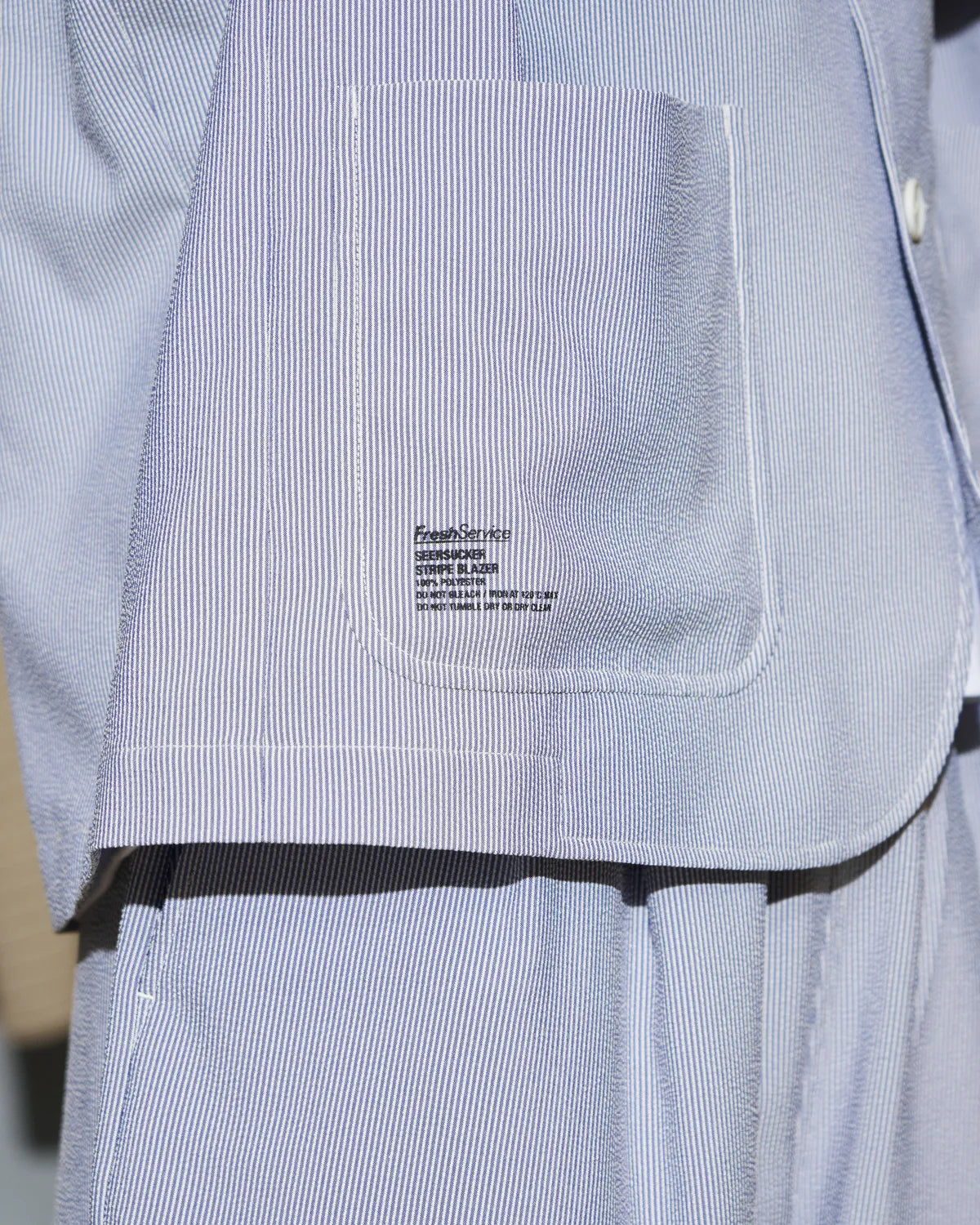 FreshService / SEERSUCKER STRIPE BLAZER (FSC262-20112)