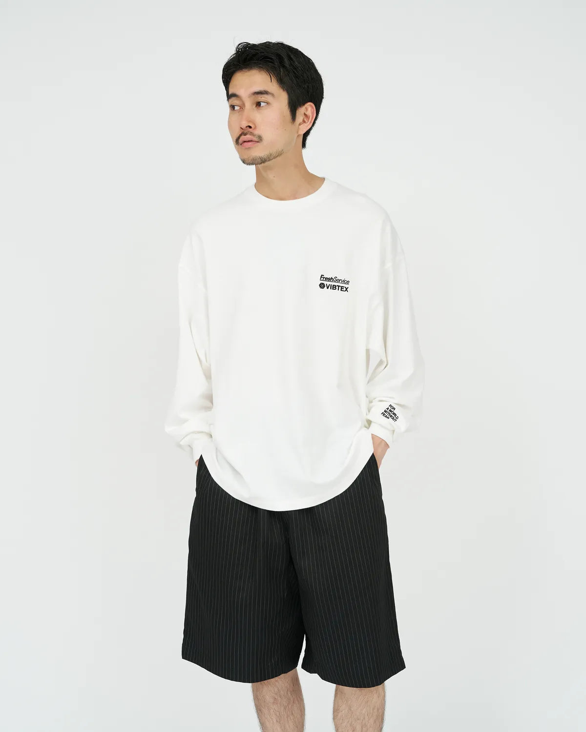 FreshService × VIBTEX / VIBTEX for FreshService L/S CREW NECK TEE (FSC262-70059B)