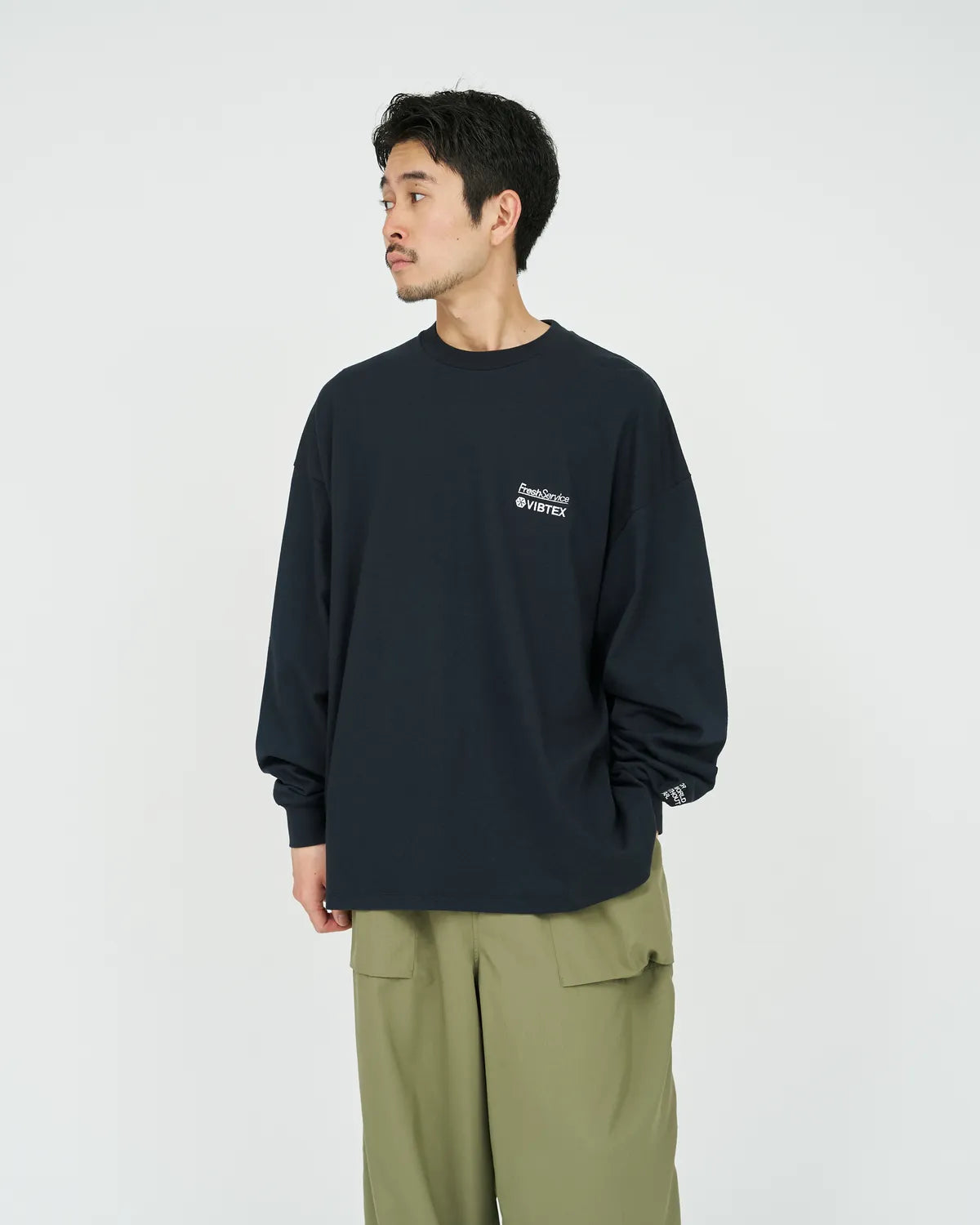 FreshService × VIBTEX / VIBTEX for FreshService L/S CREW NECK TEE (FSC262-70059B)