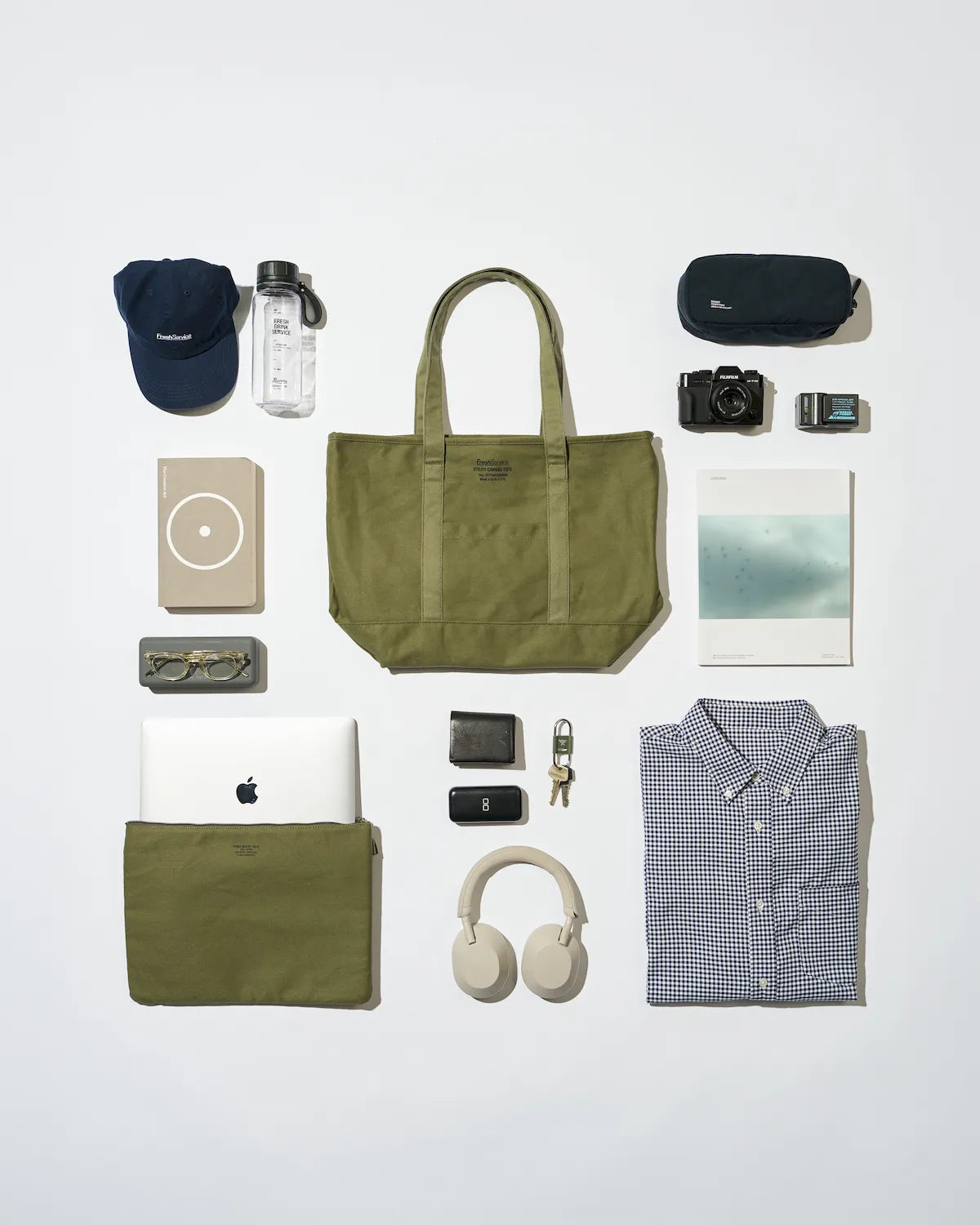 FreshService / UTILITY CANVAS TOTE (FSP263-90057)