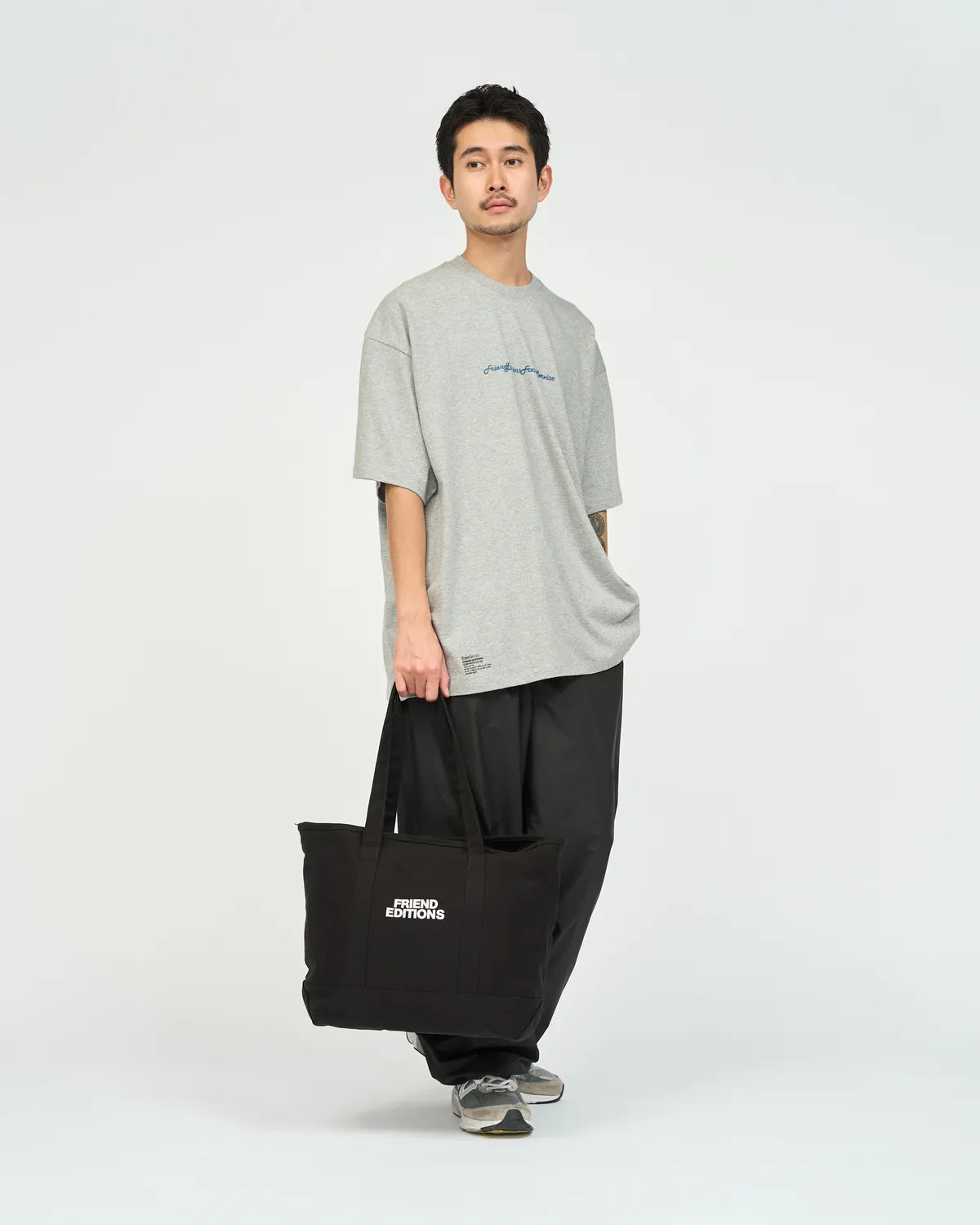FreshService / FRIEND EDITIONS UTILITY CANVAS TOTE "FE MONOGRAM" (FSP263-90121FE)