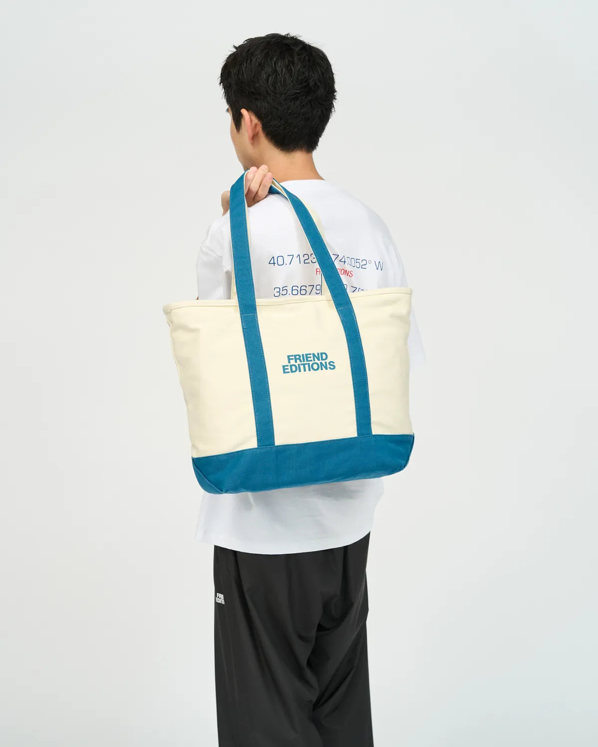 FreshService / FRIEND EDITIONS UTILITY CANVAS TOTE "FE MONOGRAM" (FSP263-90121FE)
