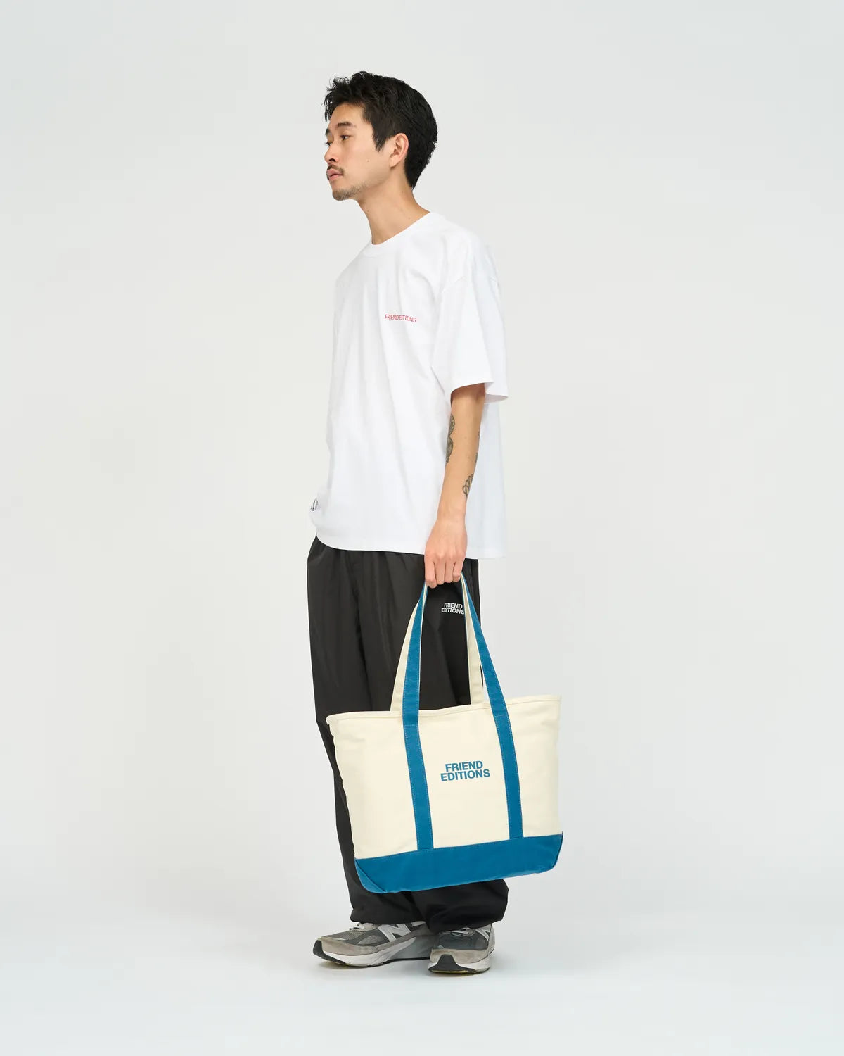 FreshService / FRIEND EDITIONS UTILITY CANVAS TOTE "FE MONOGRAM" (FSP263-90121FE)