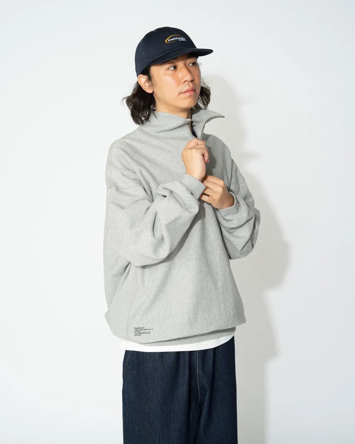 FreshService / CLASSIC TERRY SWEAT HALF ZIP (FSC263-70013)