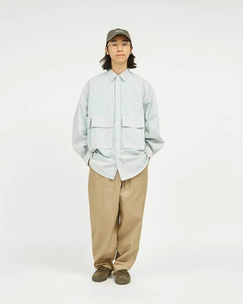 FreshService / DRY OXFORD FLAP POCKET L/S SHIRT (FSC253-50110B)