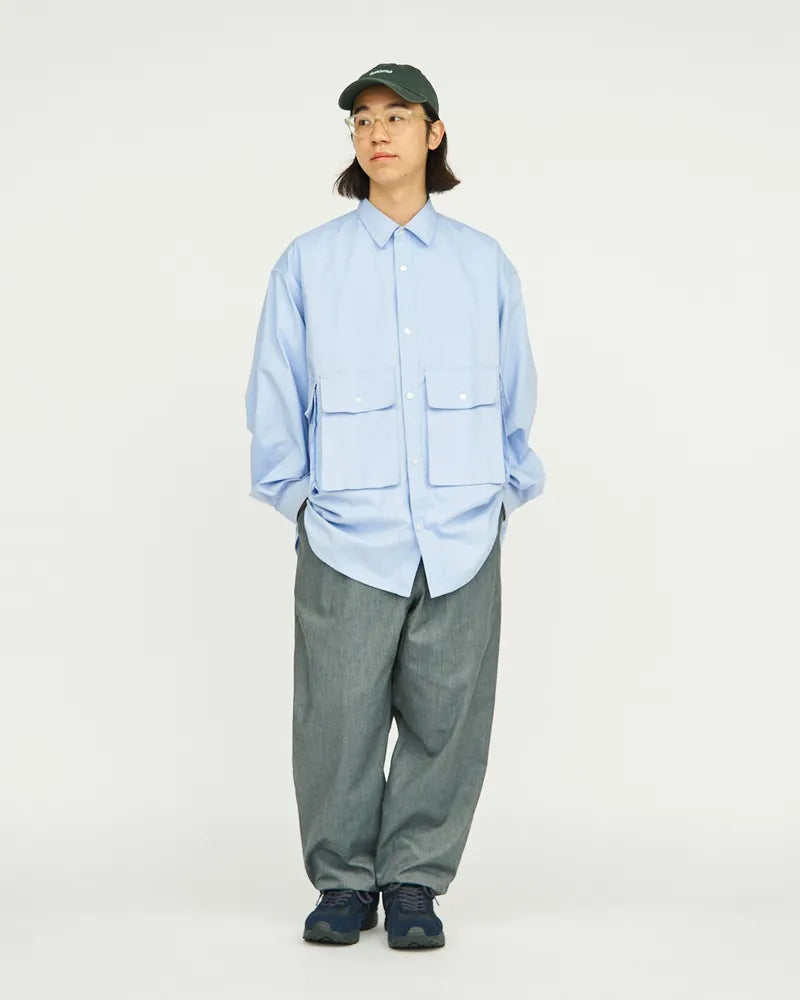 FreshService / DRY OXFORD FLAP POCKET L/S SHIRT (FSC253-50110B)