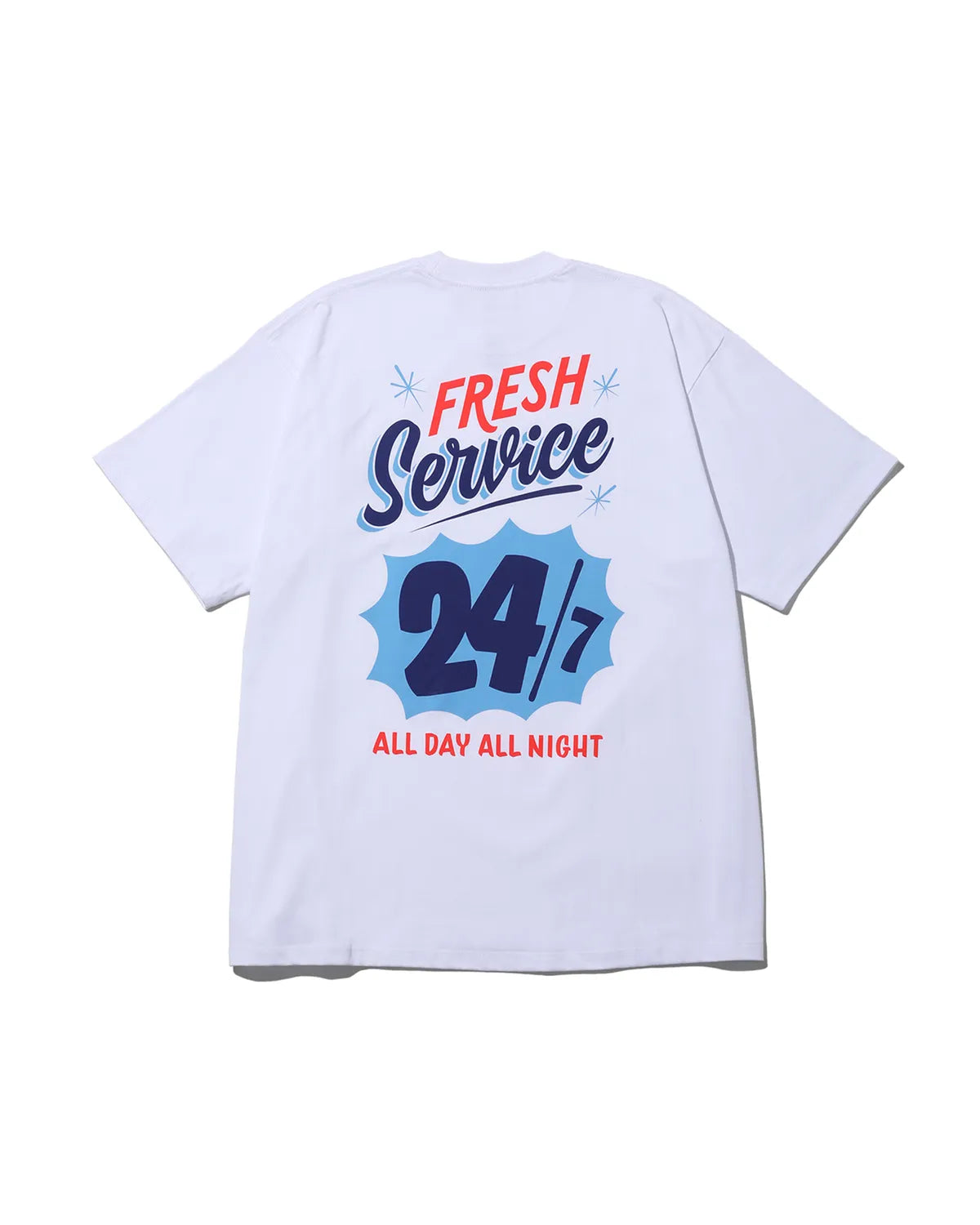 FreshService / CORPORATE PRINTED S/S TEE "ALL DAY ALL NIGHT" (FSC251-70188)