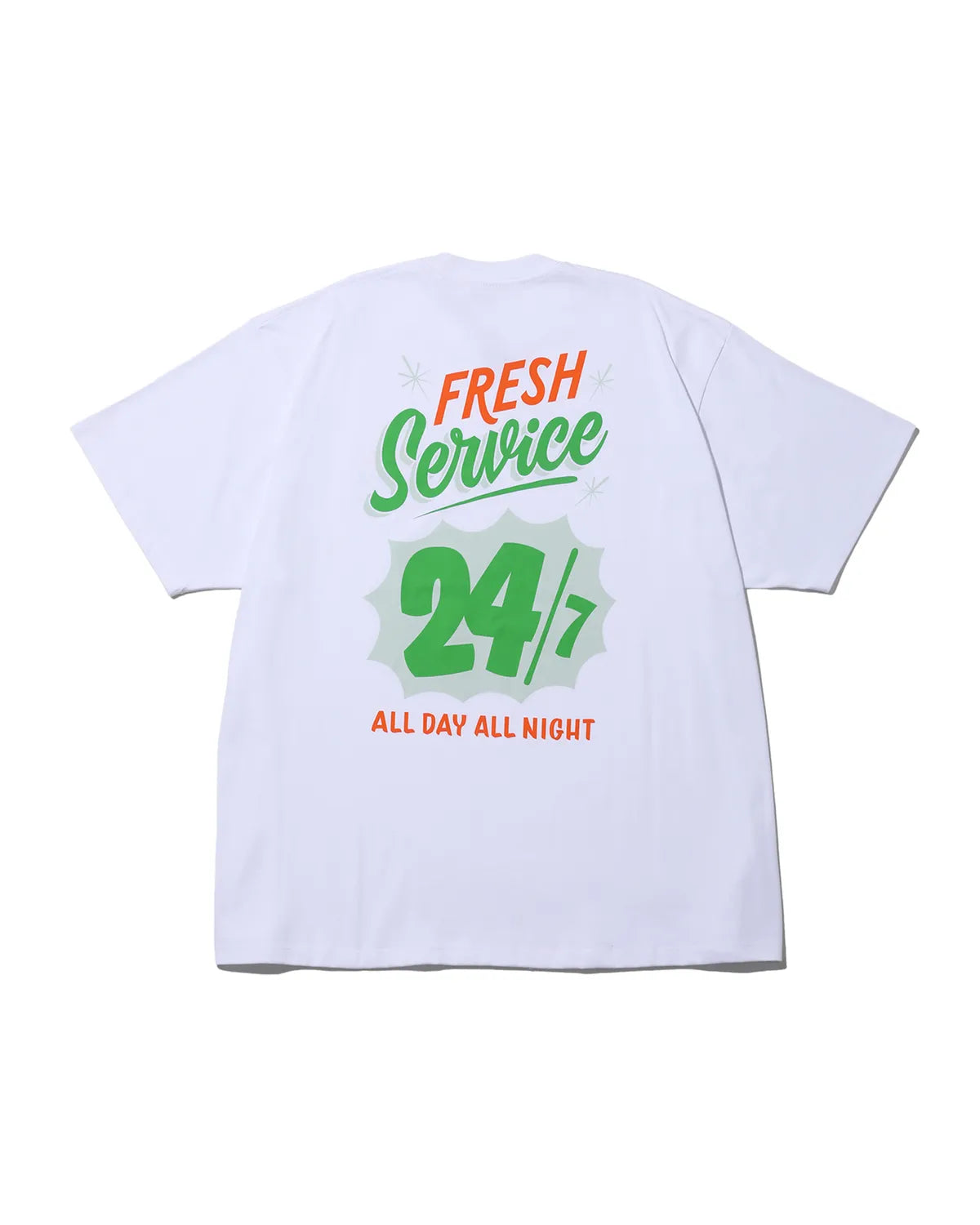 FreshService / CORPORATE PRINTED S/S TEE "ALL DAY ALL NIGHT" (FSC251-70188)