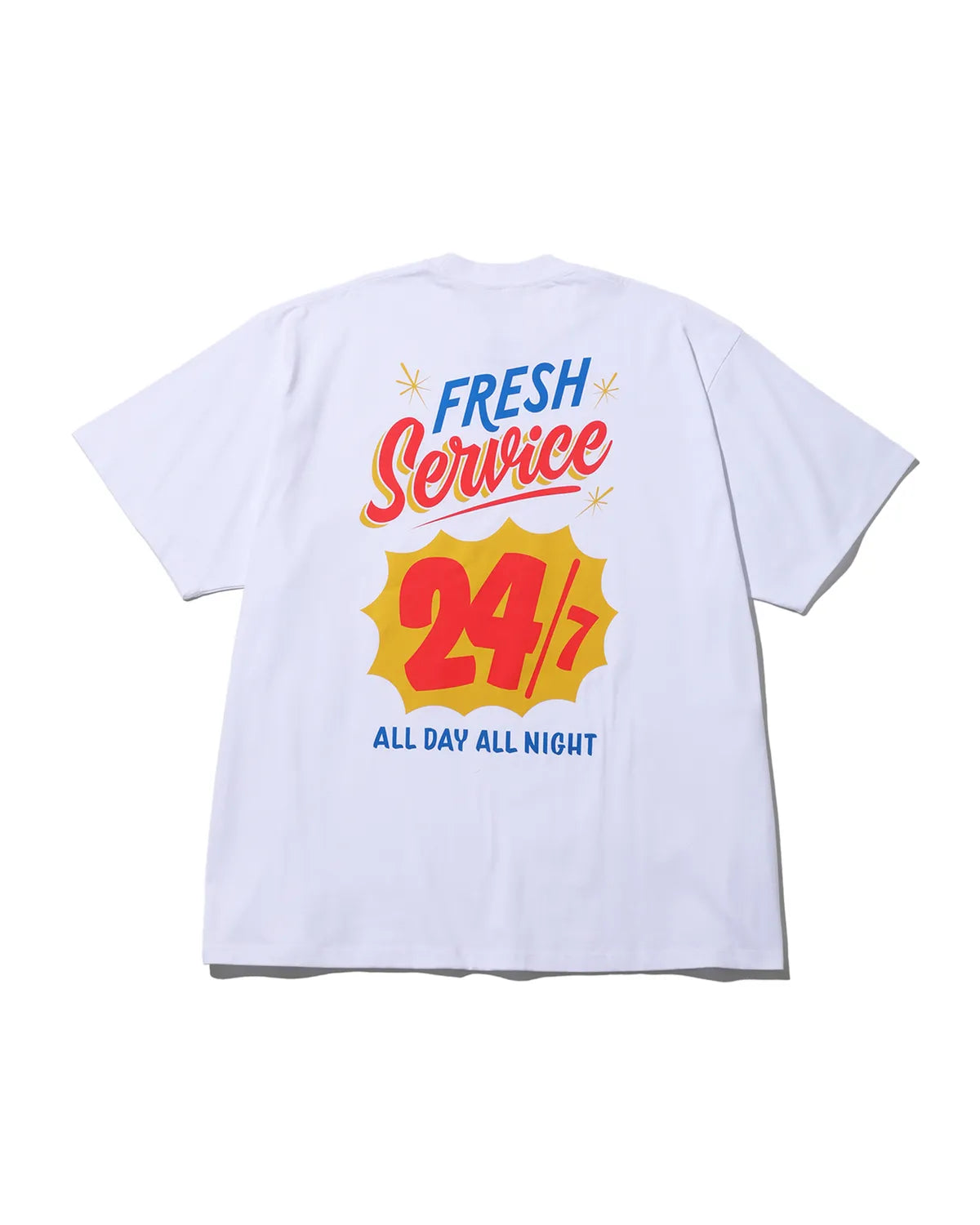 FreshService / CORPORATE PRINTED S/S TEE "ALL DAY ALL NIGHT" (FSC251-70188)