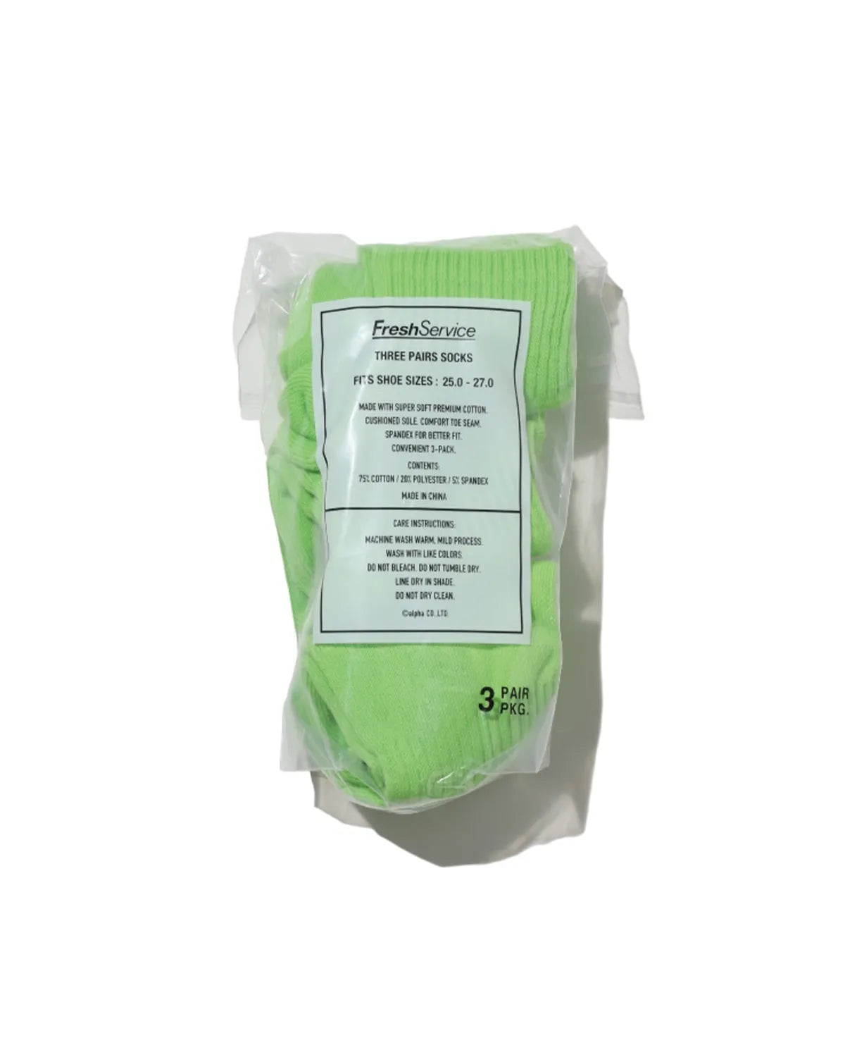 FreshService / ORIGINAL 3-PACK SHORT SOCKS (FSP254-90040B)