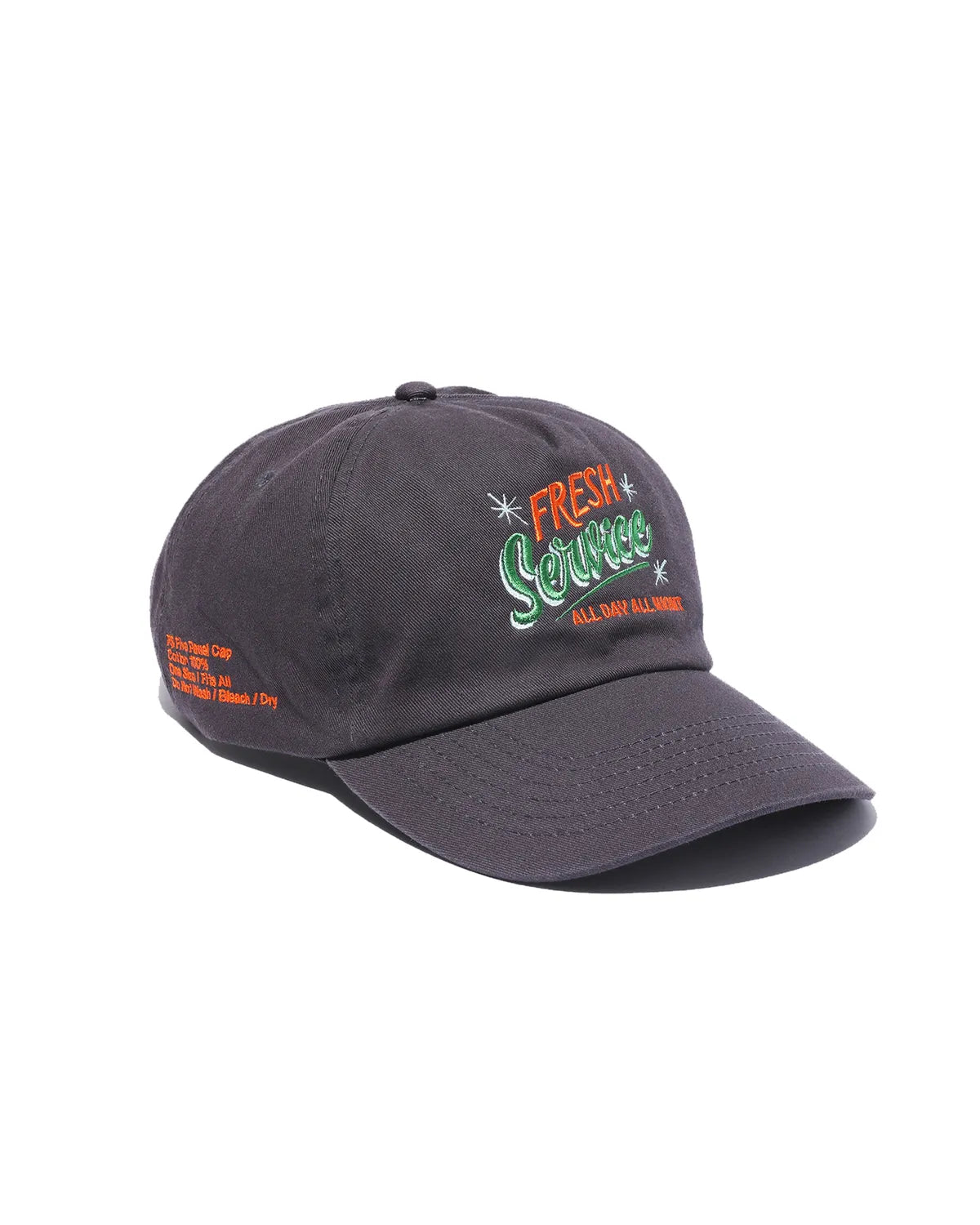 FreshService / FIVE PANEL CAP "All Day All Night" (FSP251-90215)