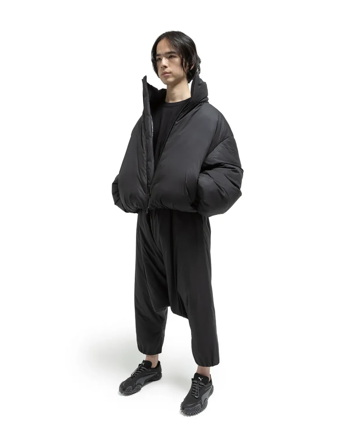 FUMITO GANRYU / Deformed Down Jk (Fu14-Bl-01)
